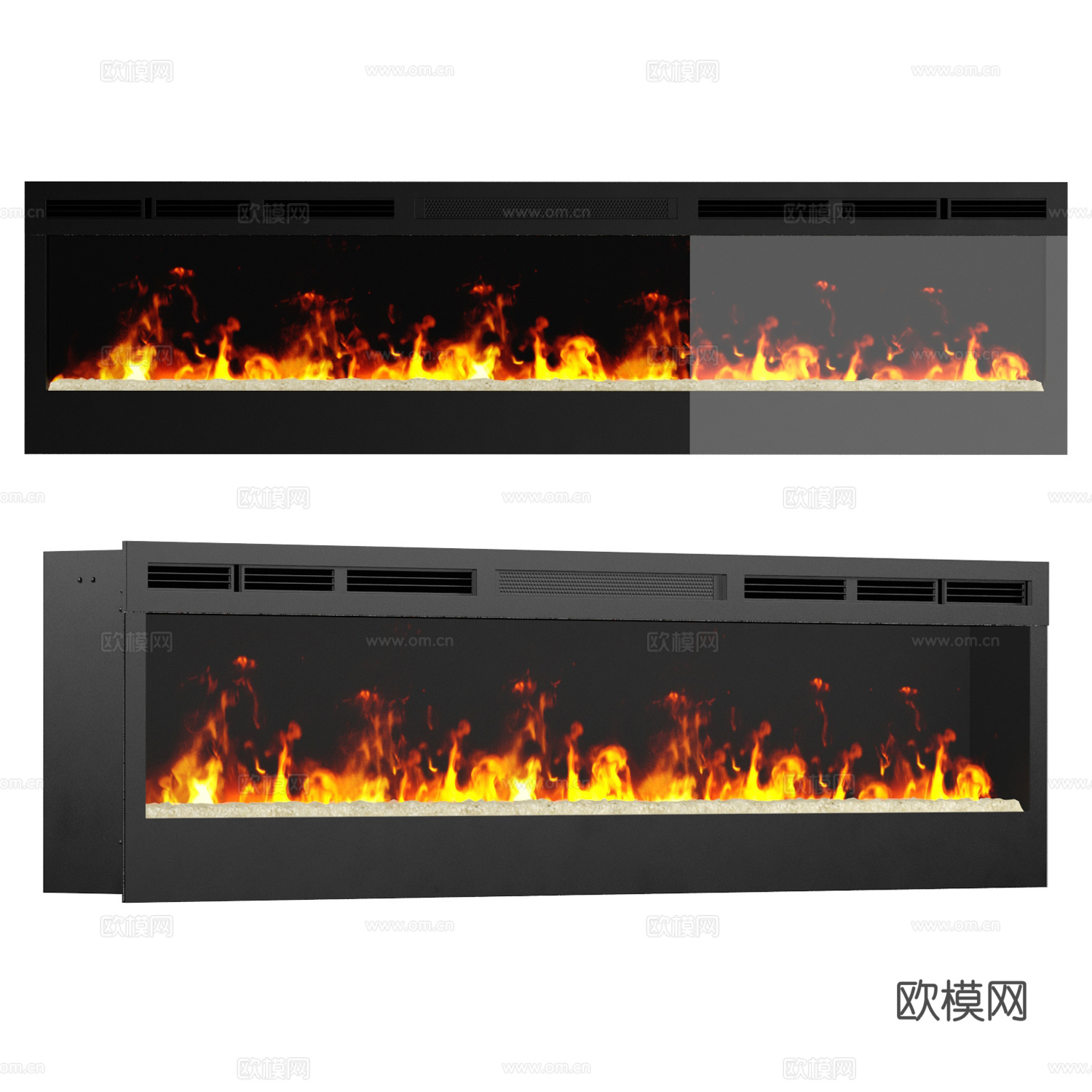 现代壁炉 火炉3d模型