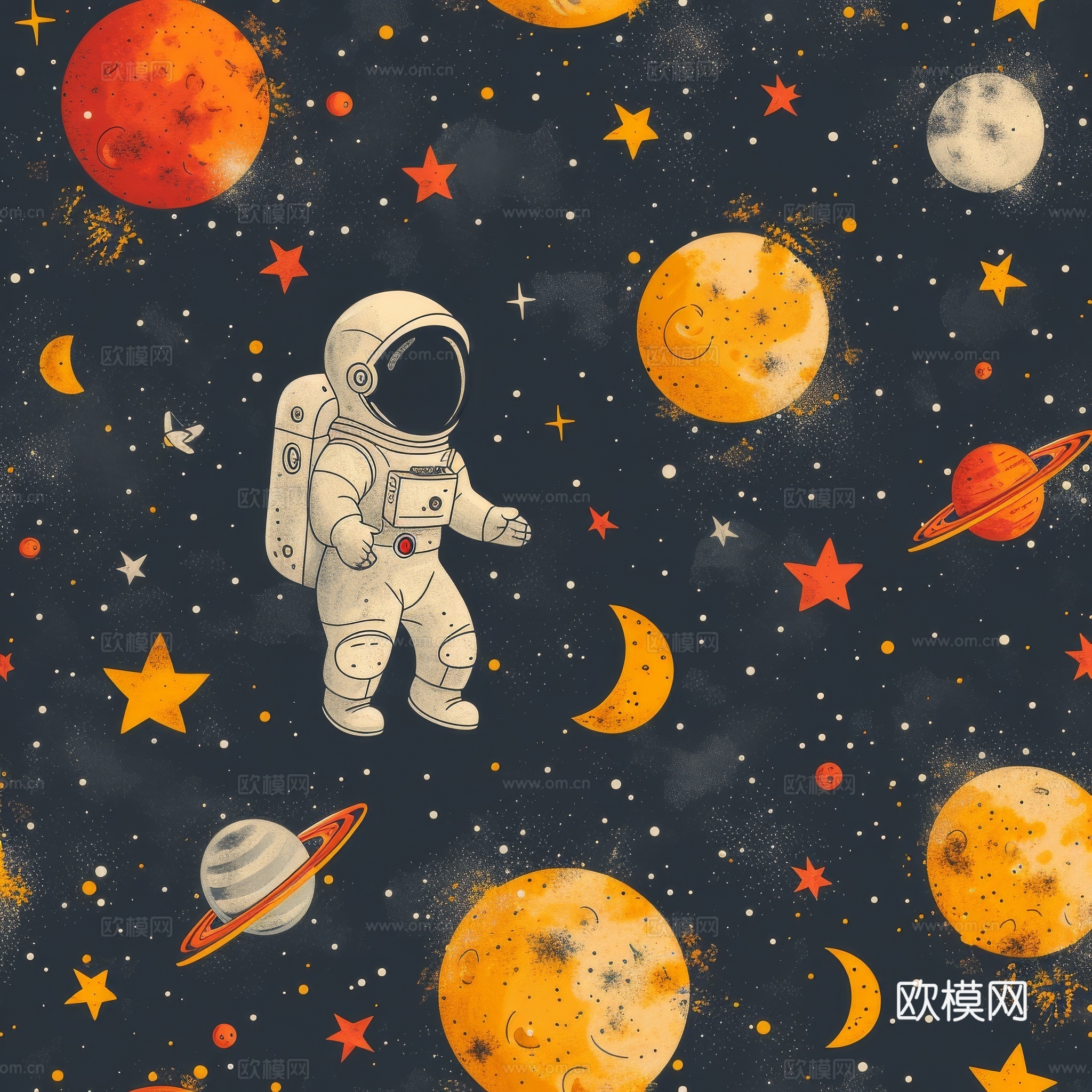 儿童房卡通壁纸壁画