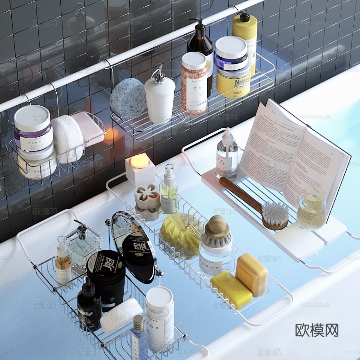 浴室搁架3d模型