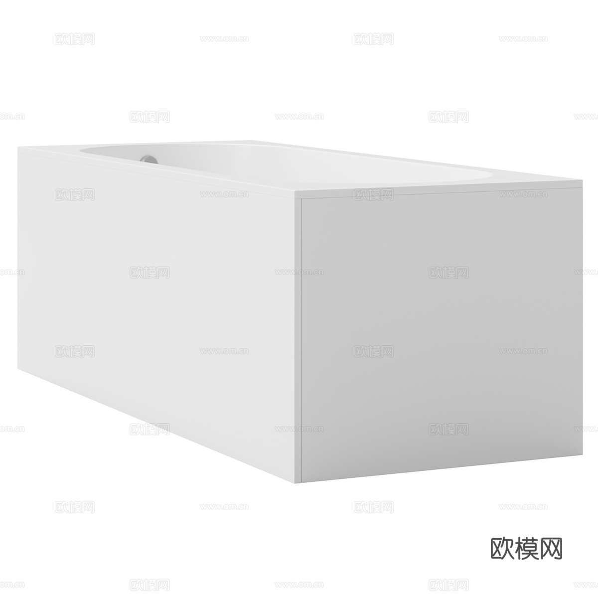 现代陶瓷浴缸3d模型