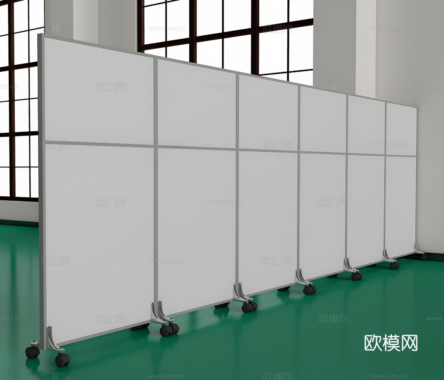 工业现代车间3d模型