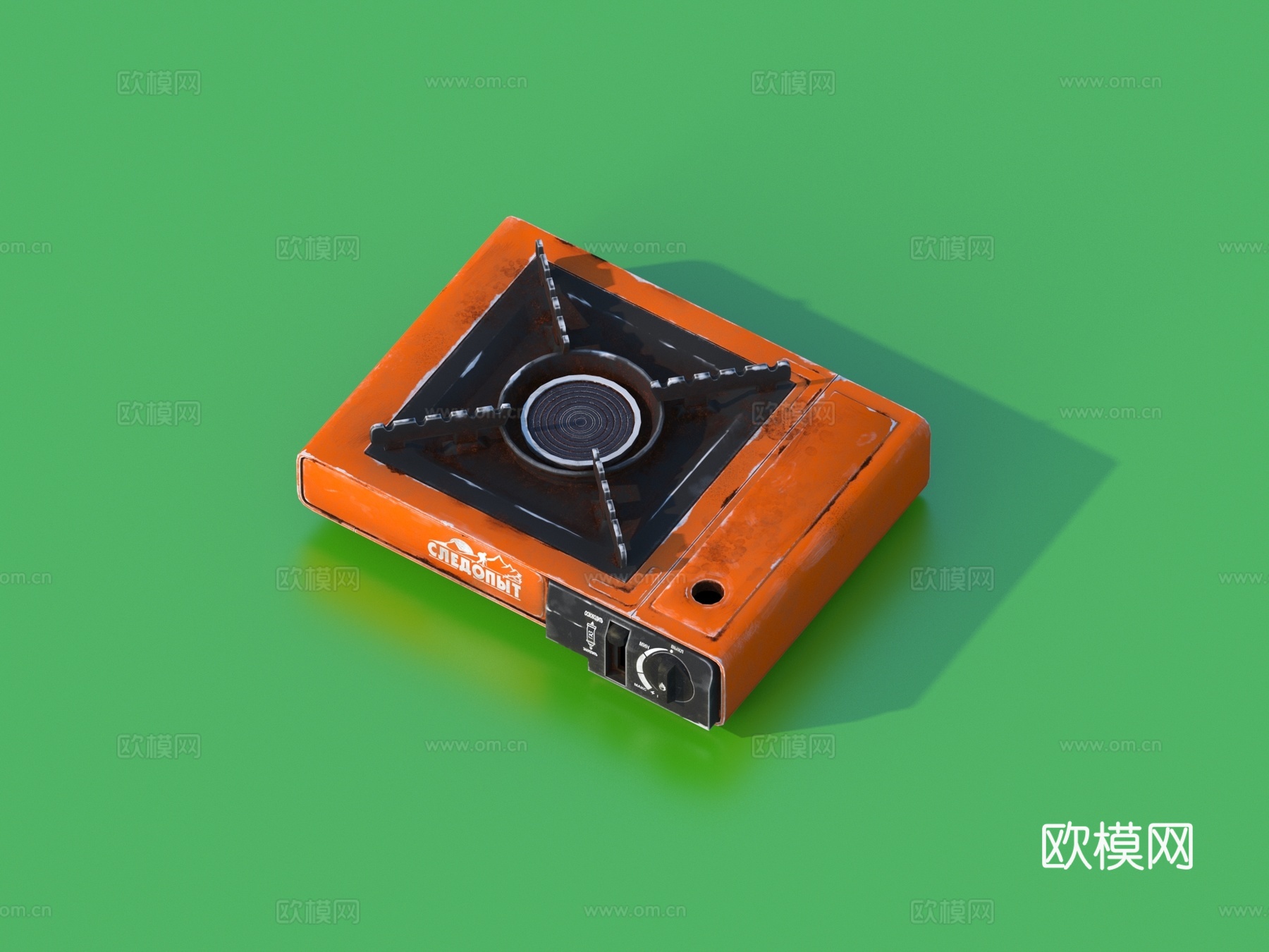 燃气灶 卡式炉 便携炉 丁烷炉3d模型