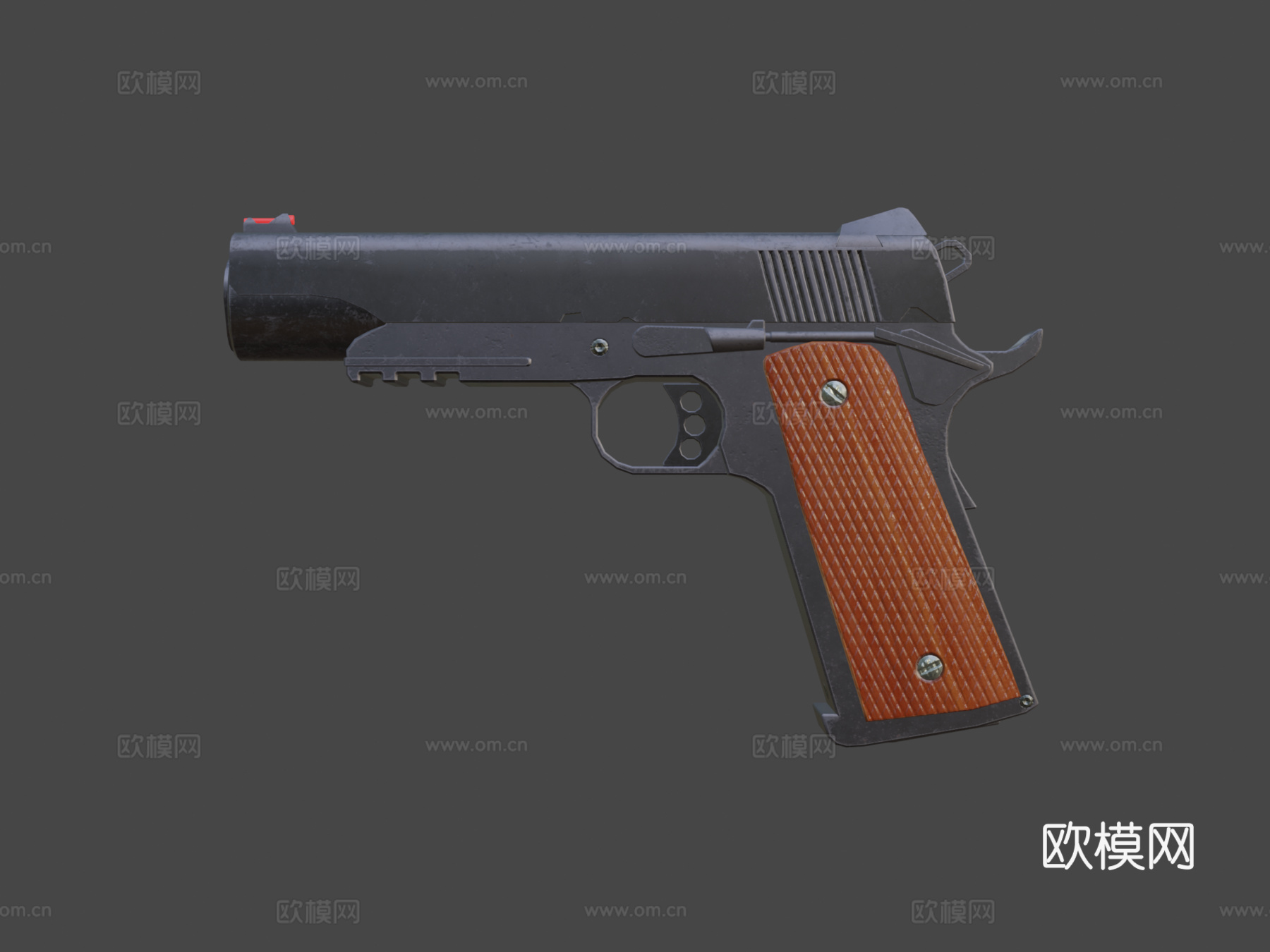 M1911手枪3d模型