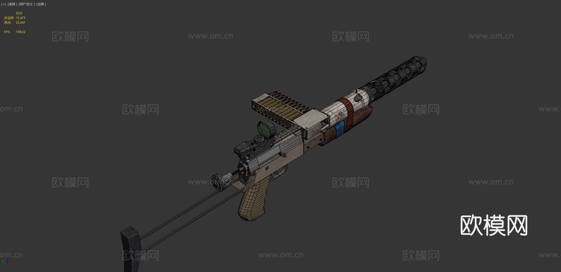 杂种-地铁-游戏就绪模型3d模型