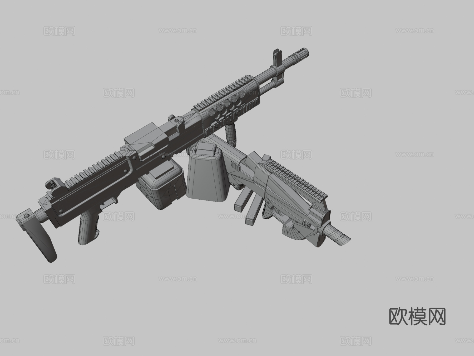 SCP秘密实验室 - 武器翻新3d模型