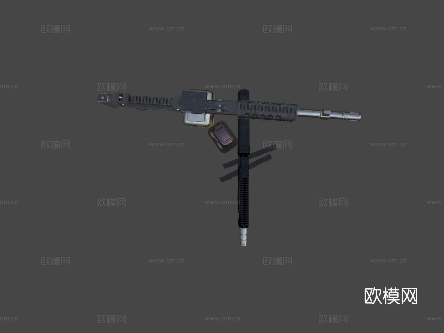 SCP秘密实验室 - 武器翻新3d模型