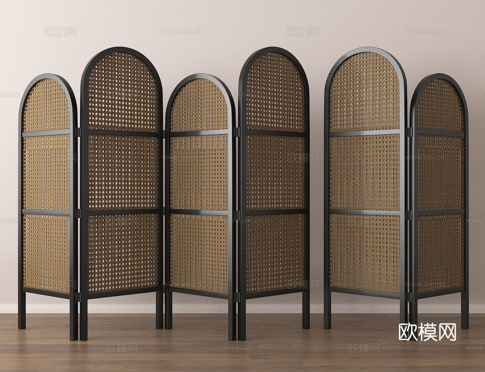 屏风 隔断su模型下载（渲染图1）