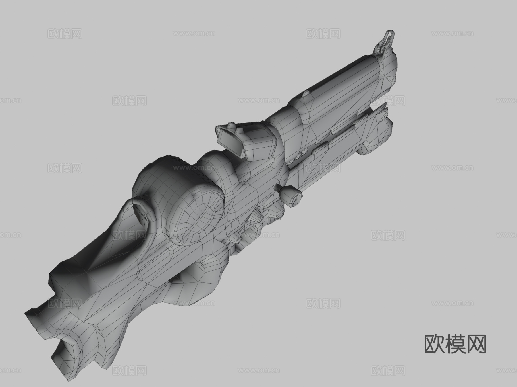 等离子步枪3d模型