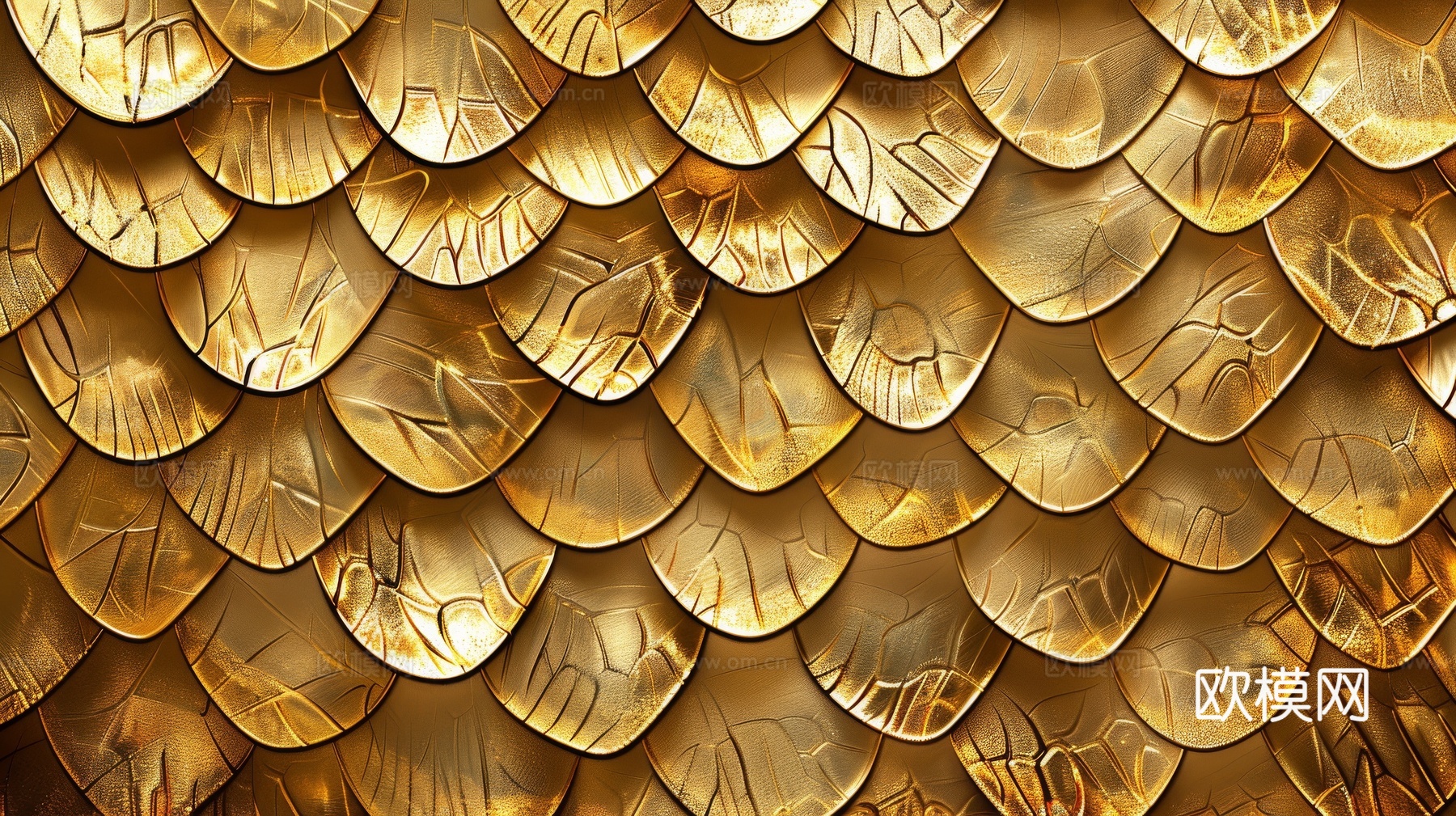 金属金箔黄金涂抹下载（渲染图4）