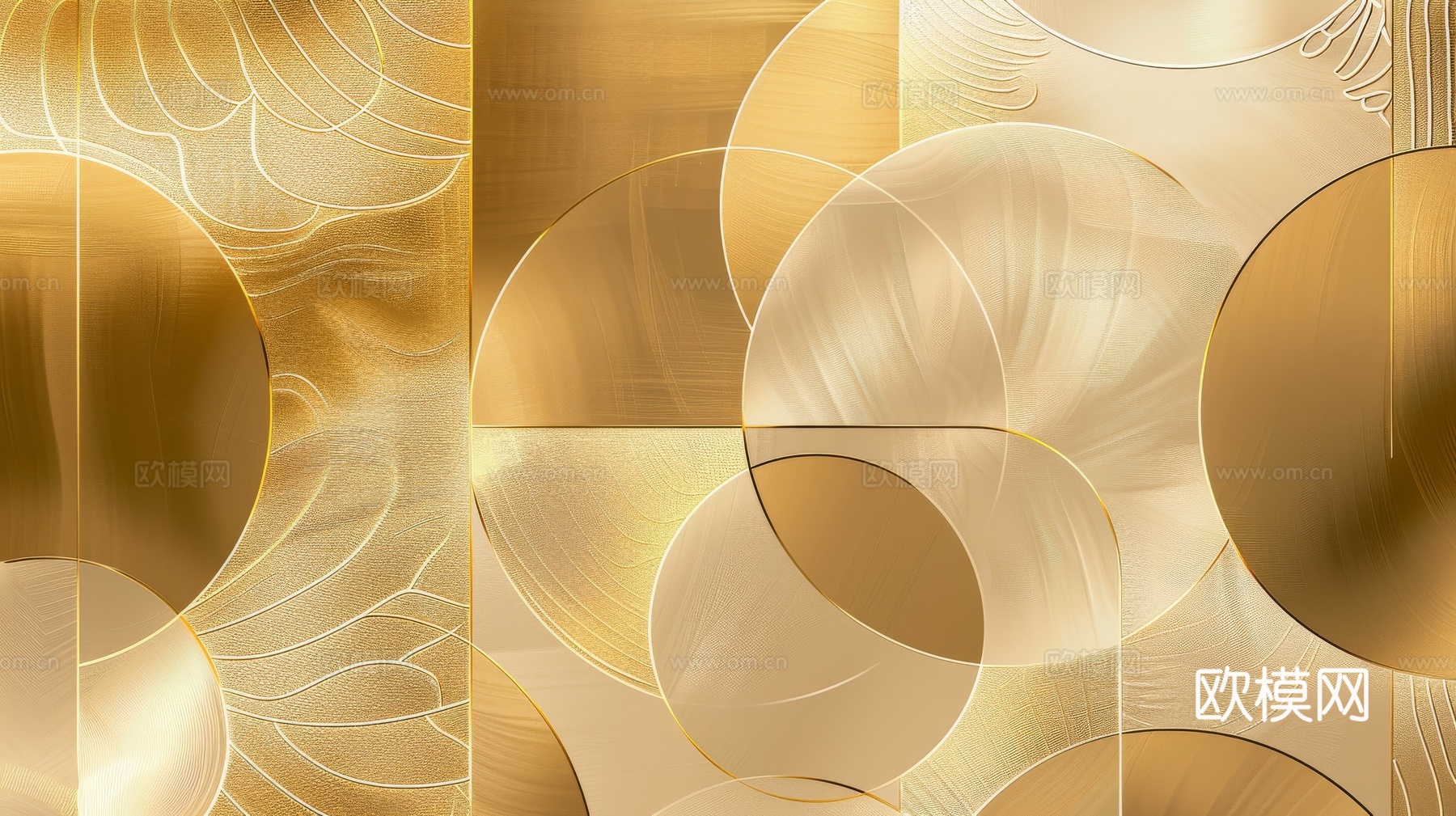 金属金箔黄金涂抹下载（渲染图4）