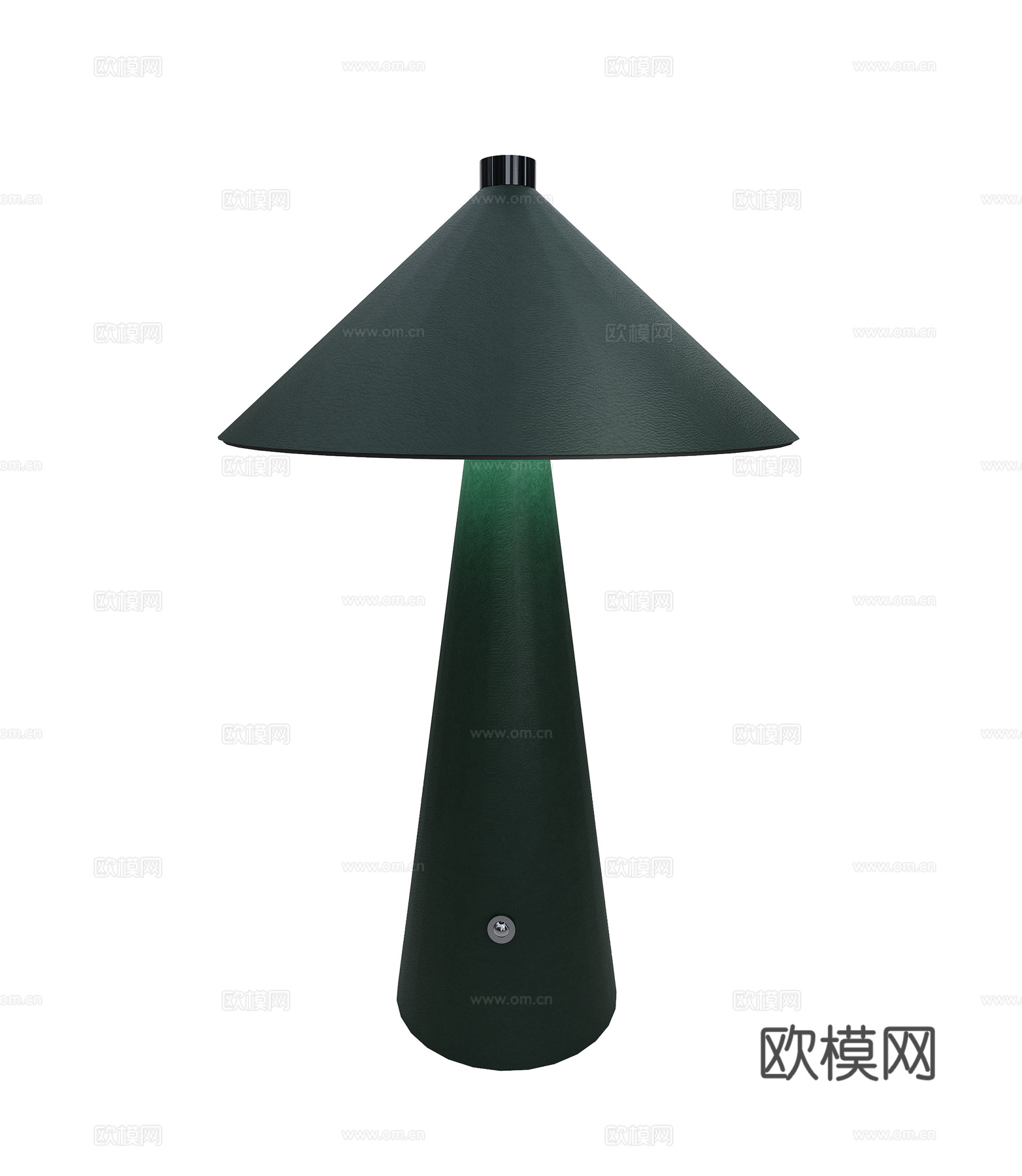 现代皮革台灯3d模型