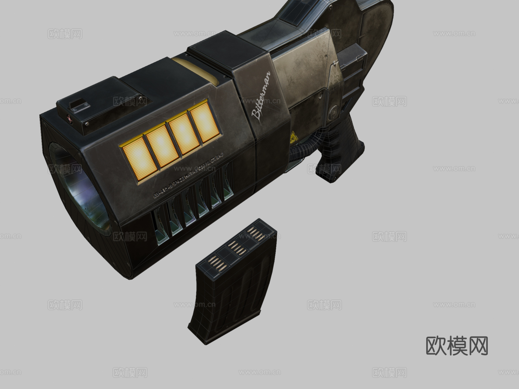 Quake II Blaster3d模型