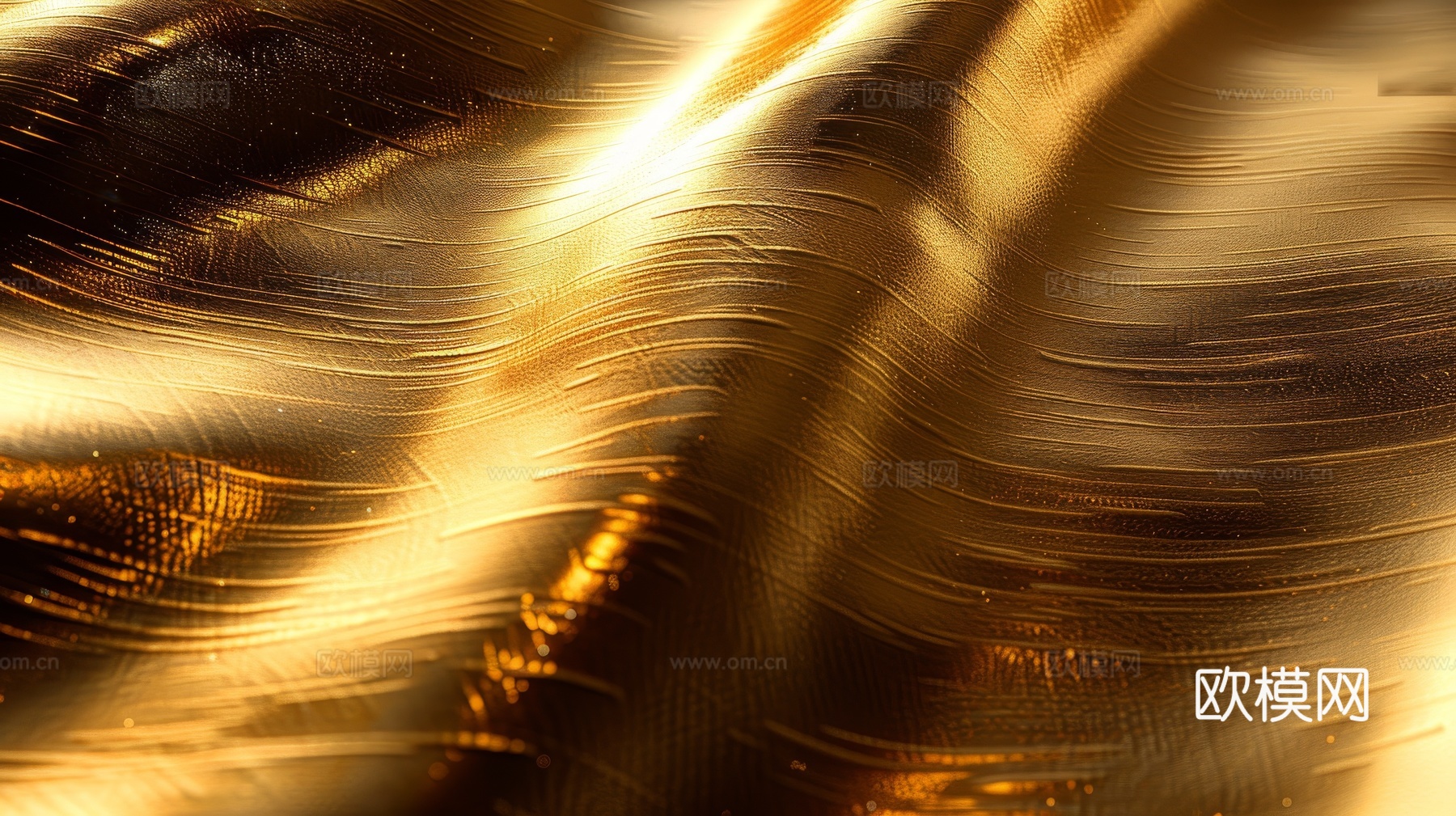 金属金箔黄金涂抹下载（渲染图3）