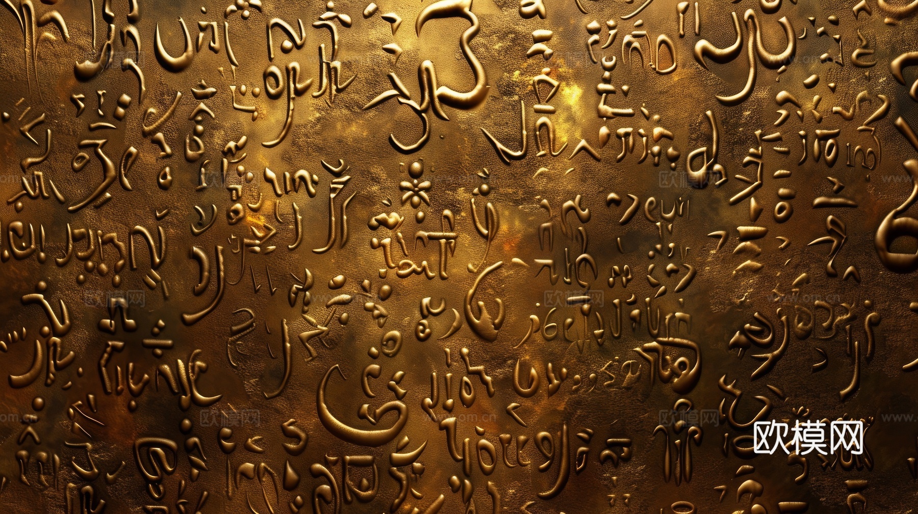 金属金箔黄金涂抹下载（渲染图7）