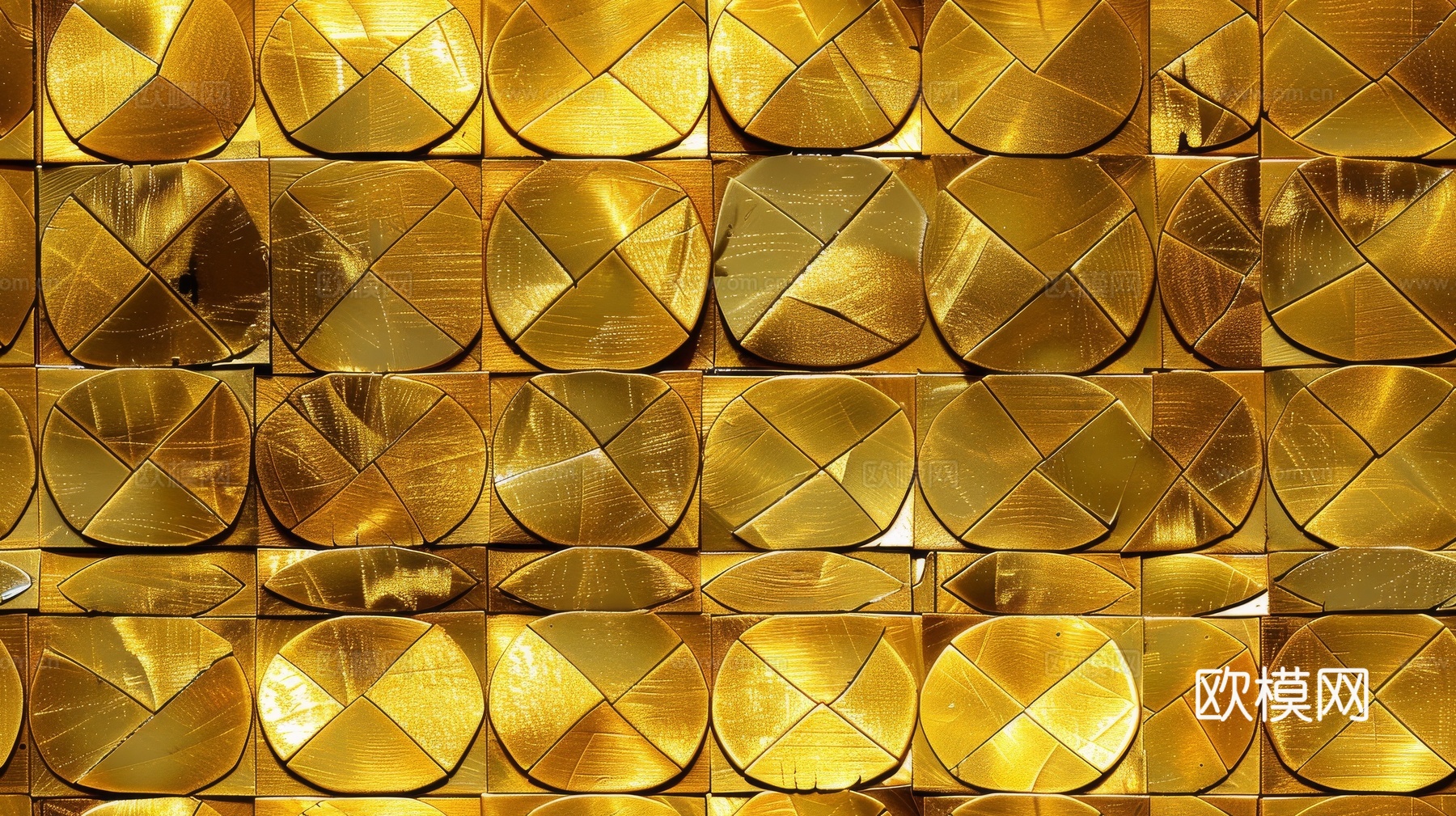 金属金箔黄金涂抹下载（渲染图6）