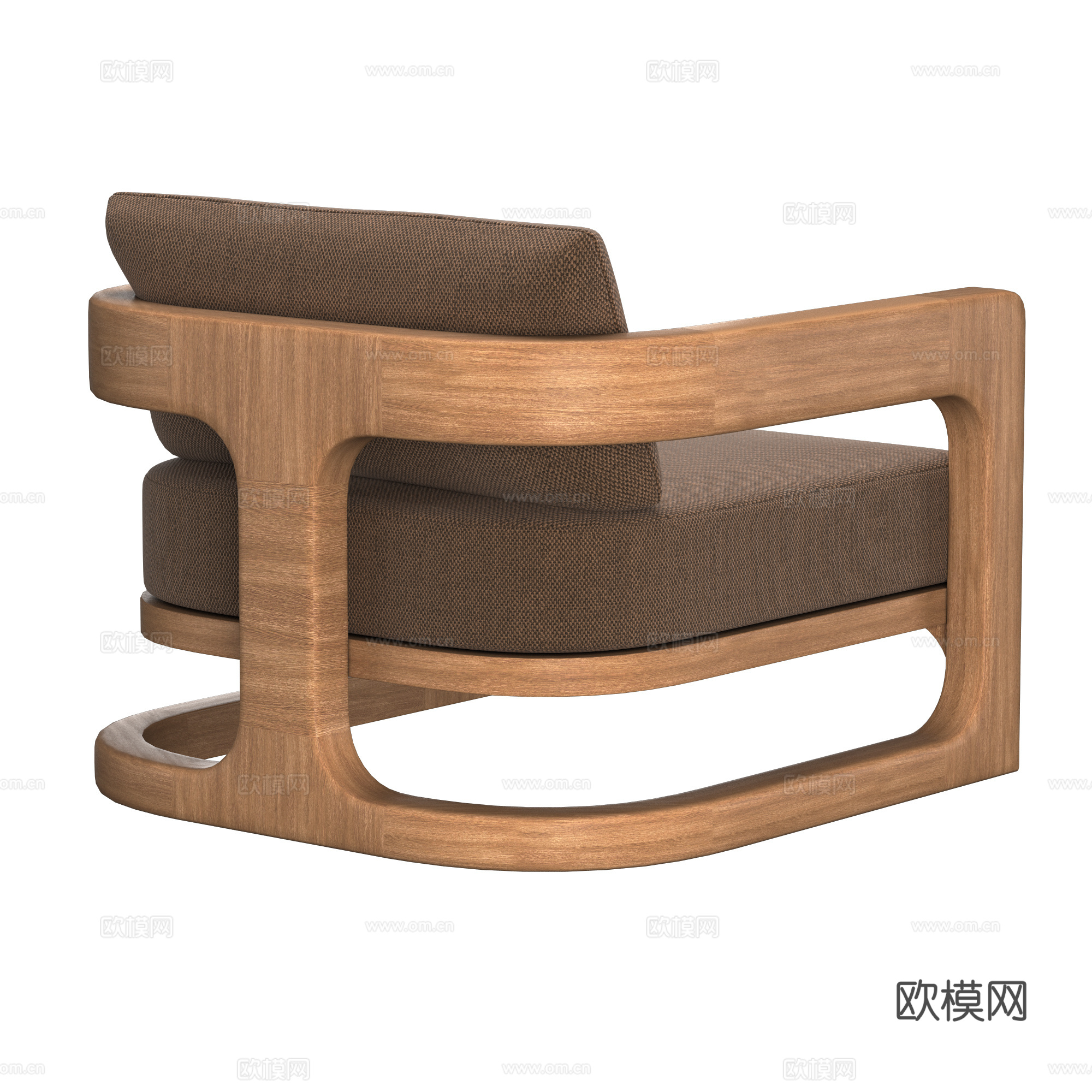 新中式休闲椅3d模型