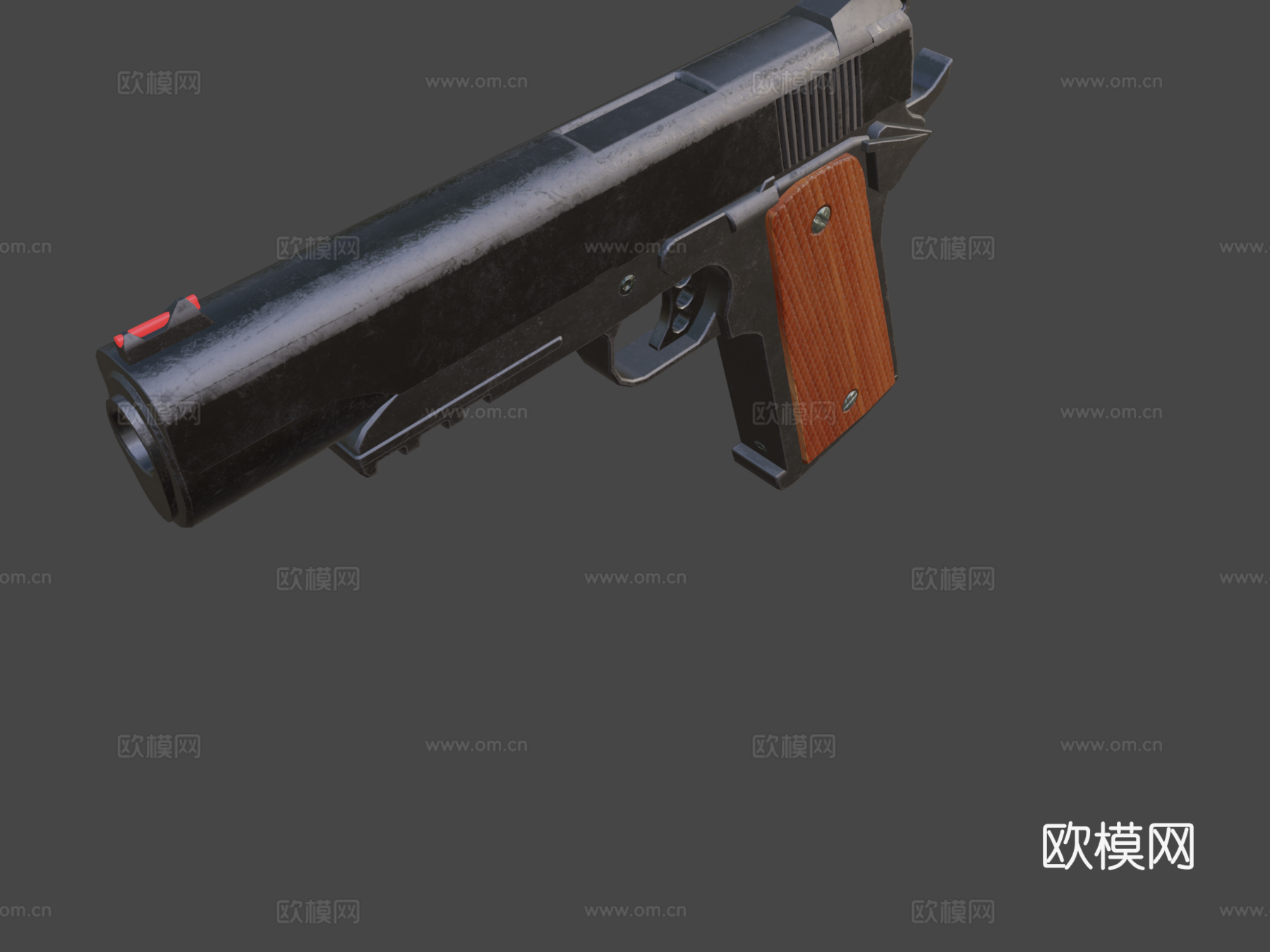 M1911手枪3d模型