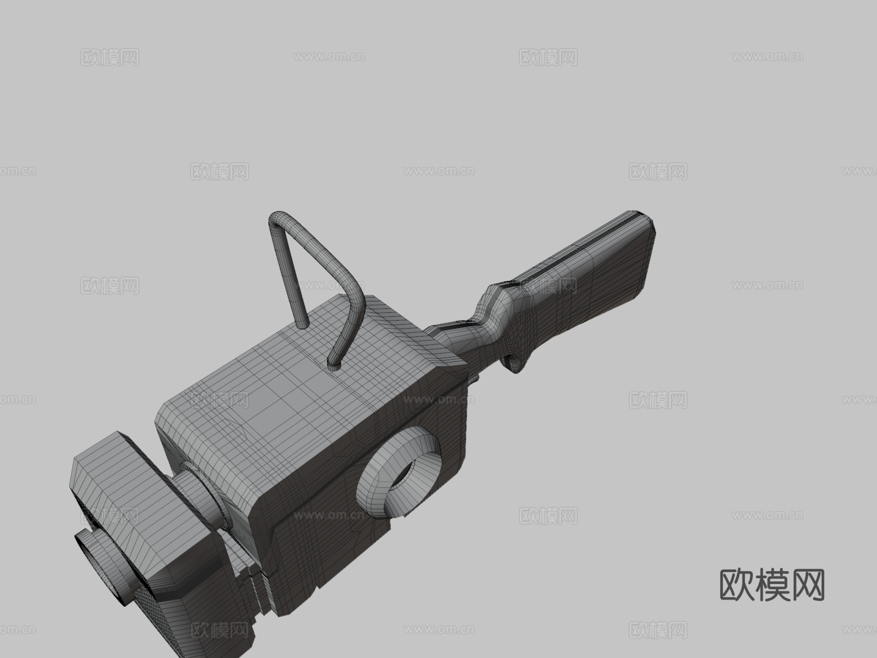 沥青步枪3d模型