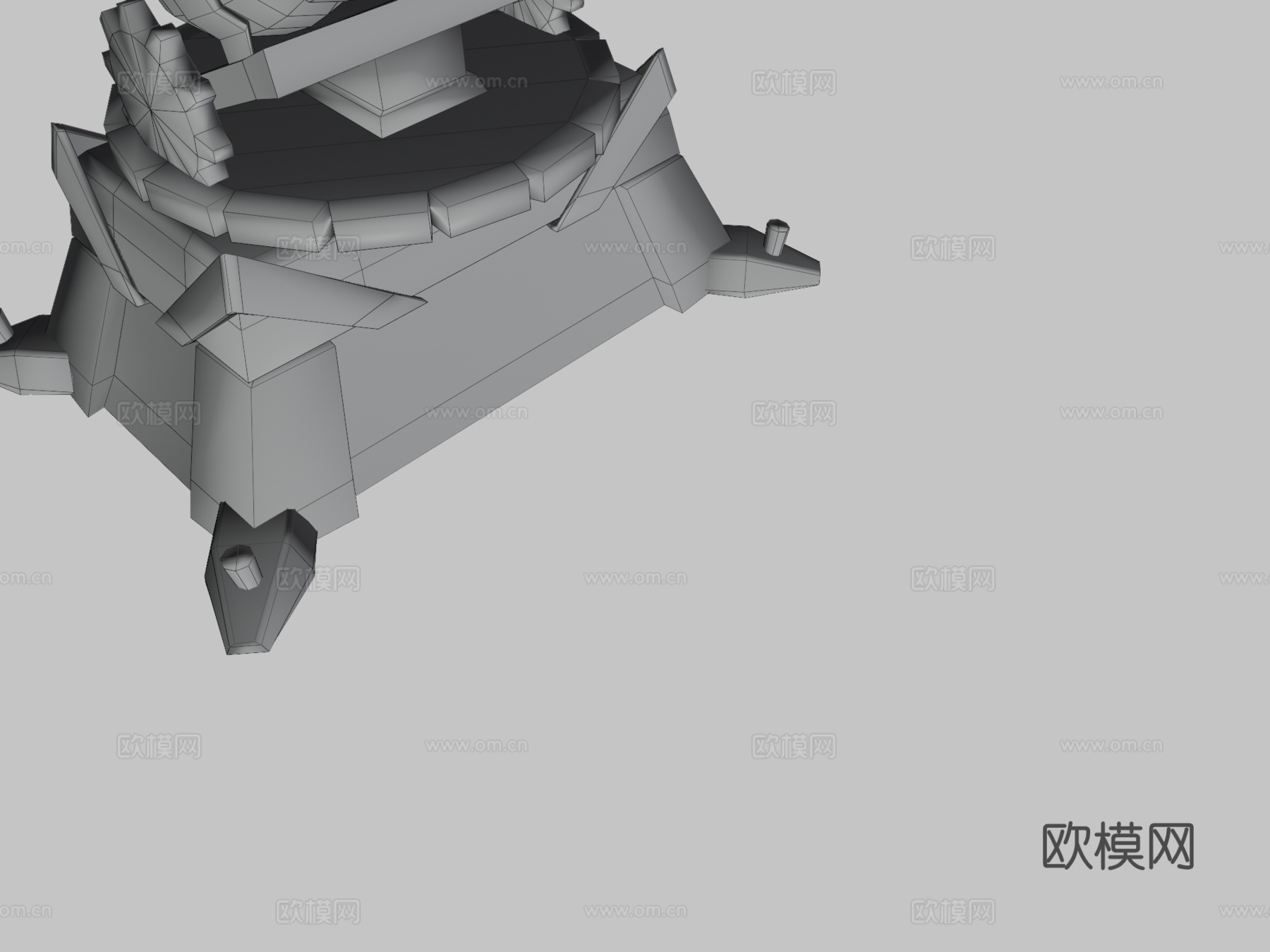 幻想道具包Ver1.0 - 炮塔等级33d模型