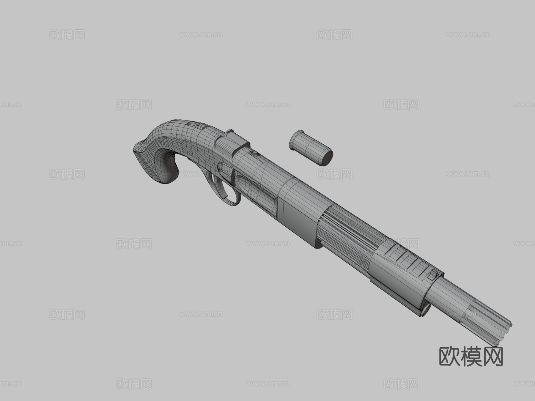 Laserlock手枪3d模型