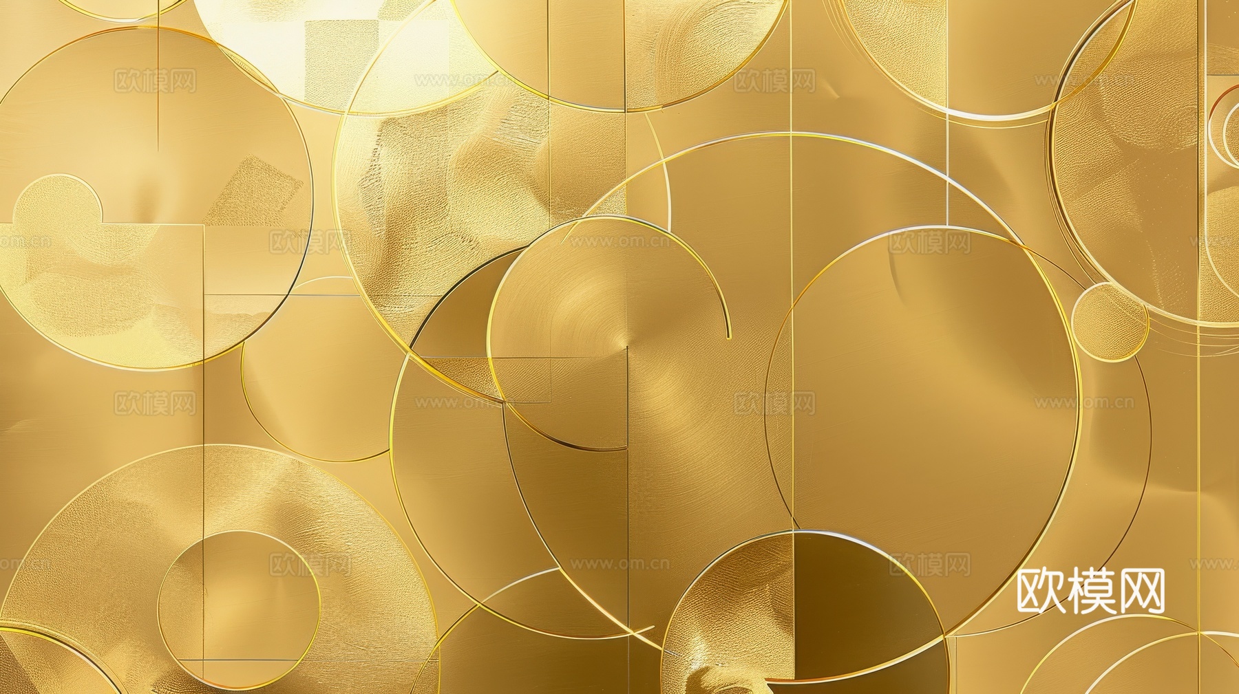 金属金箔黄金涂抹下载（渲染图1）