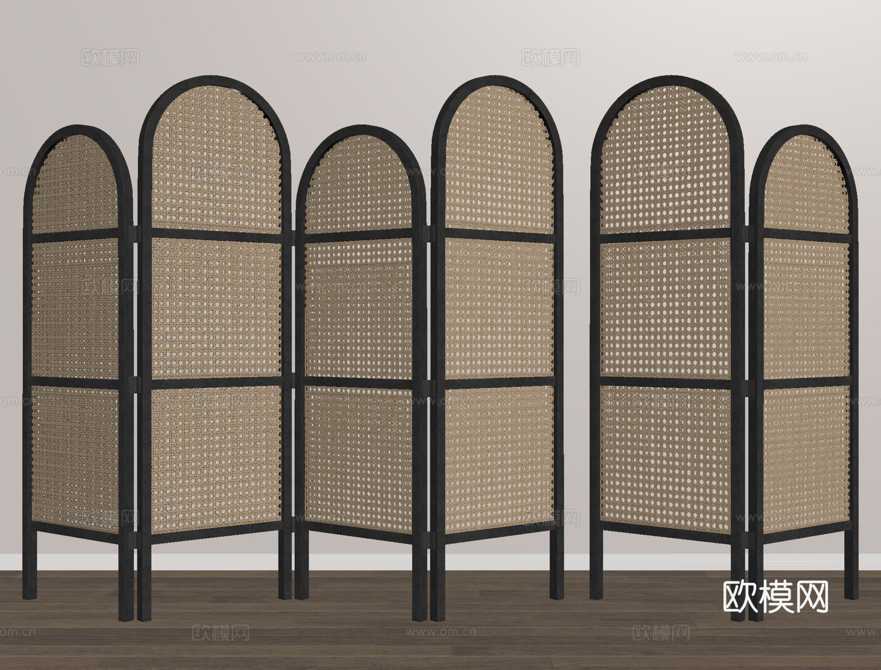 屏风 隔断su模型下载（渲染图2）