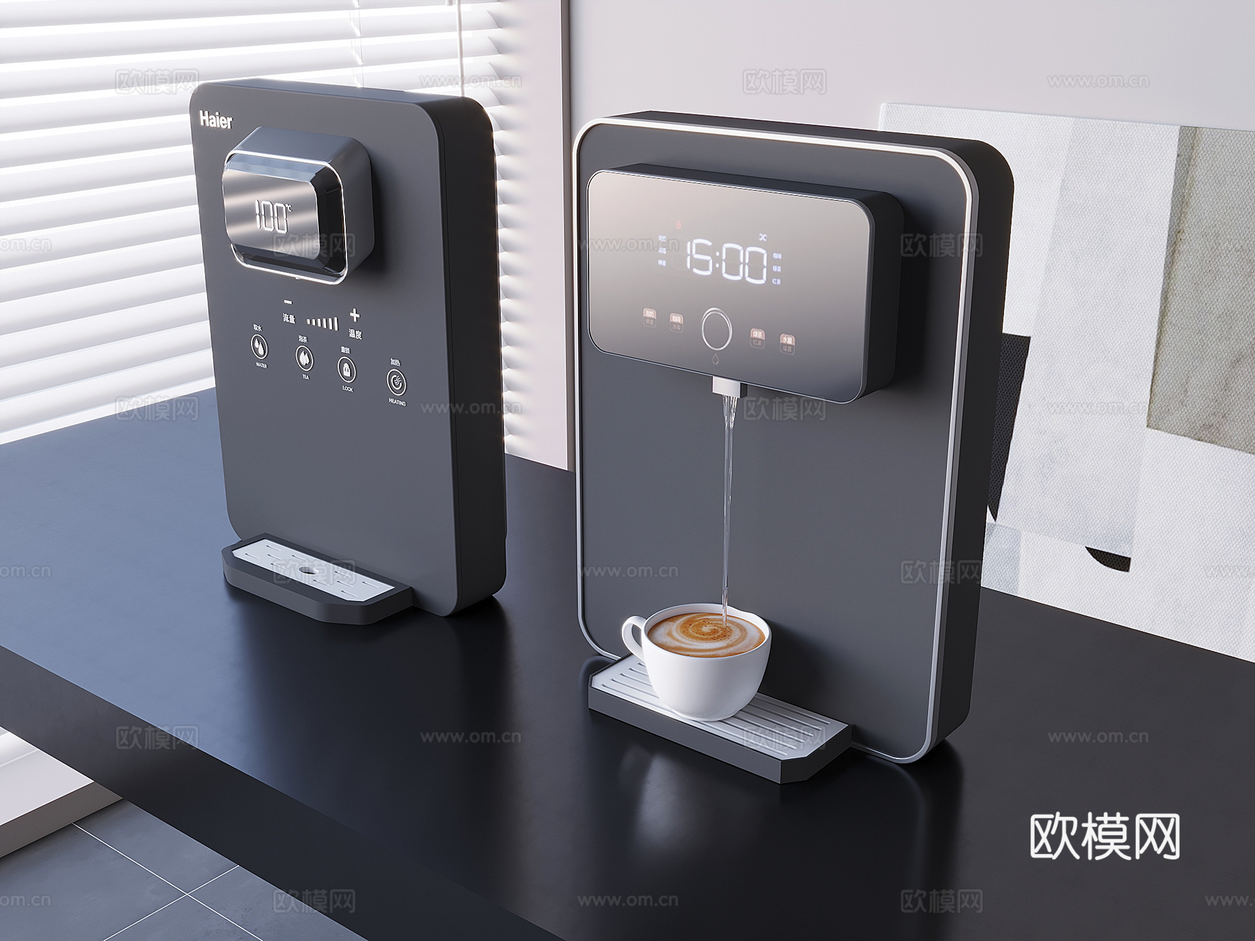 北欧直饮机管线机 饮水机净水器3d模型