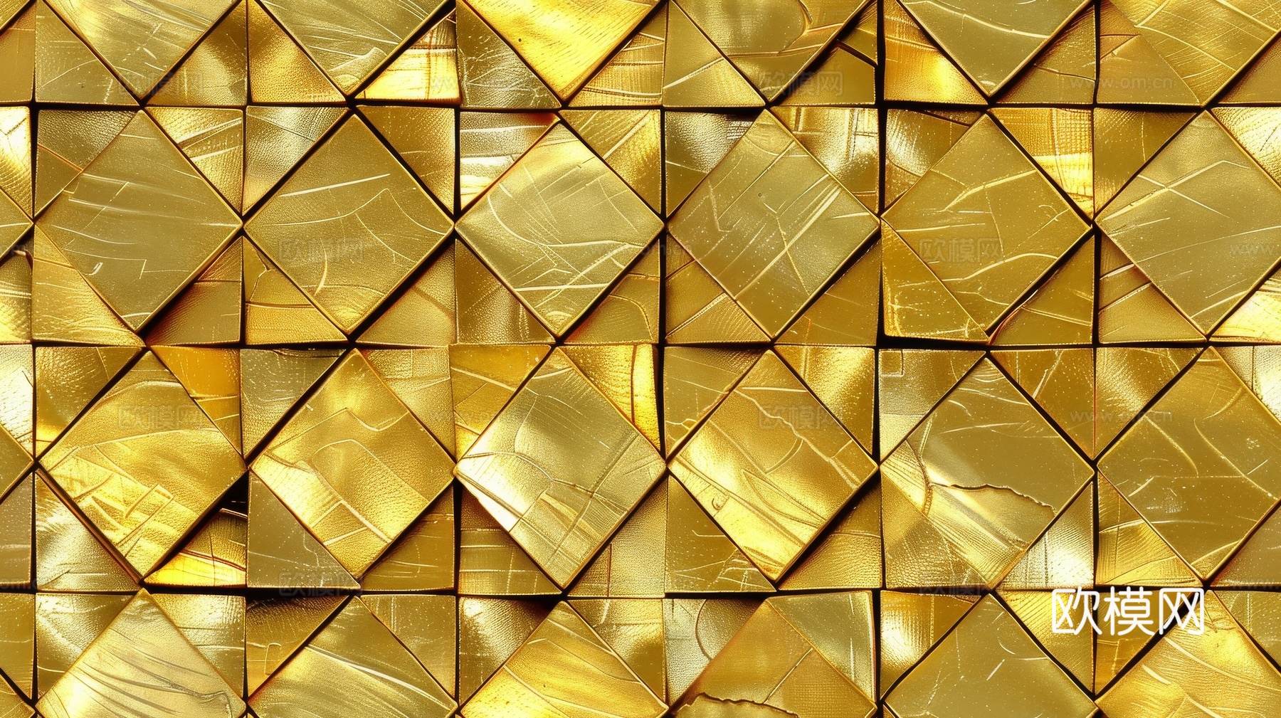 金属金箔黄金涂抹下载（渲染图2）
