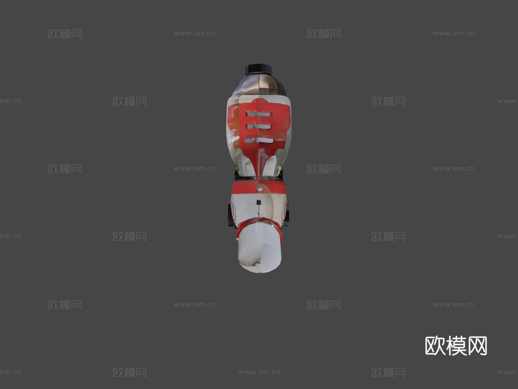 泡泡糖枪3d模型