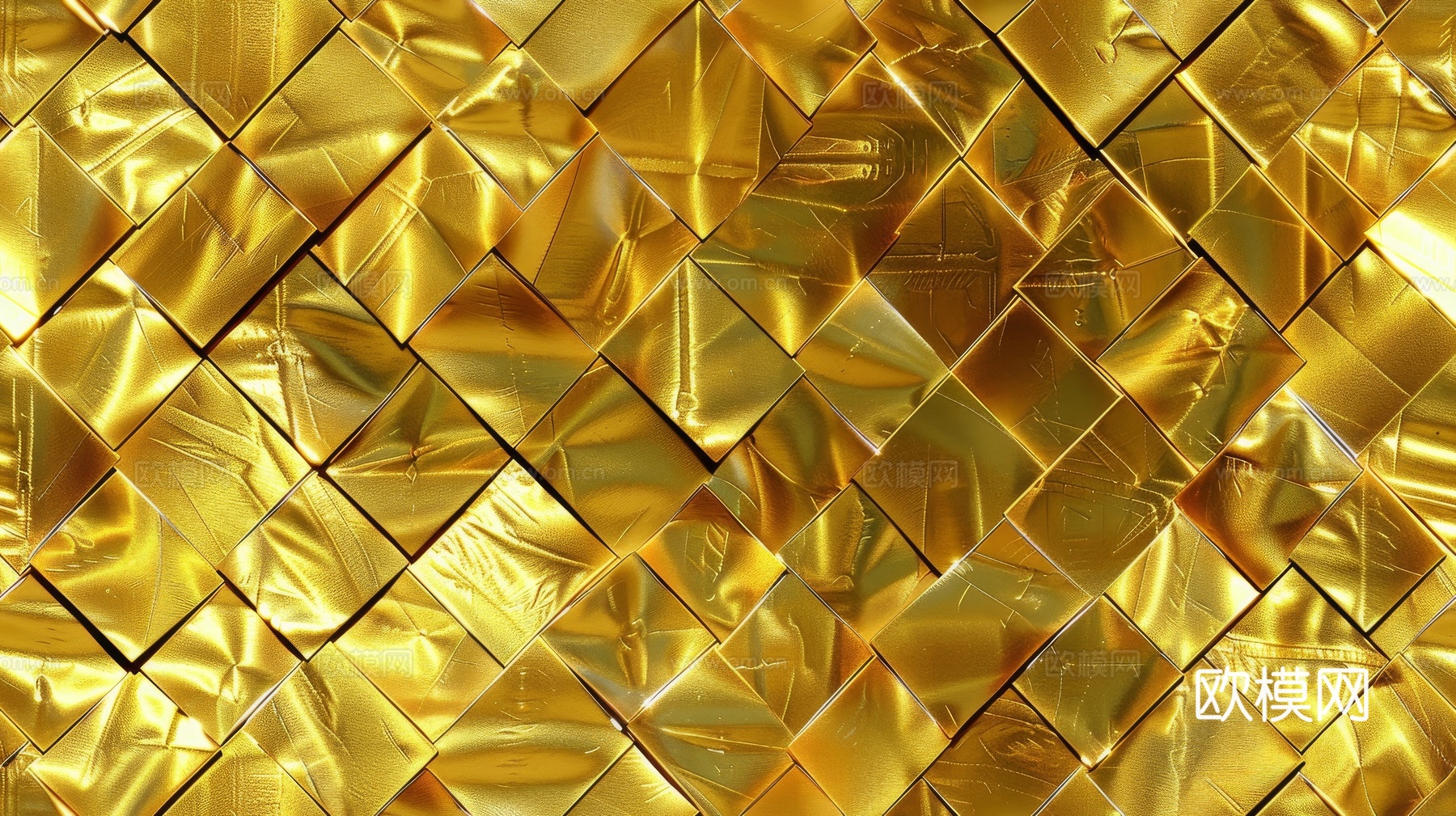金属金箔黄金涂抹下载（渲染图3）