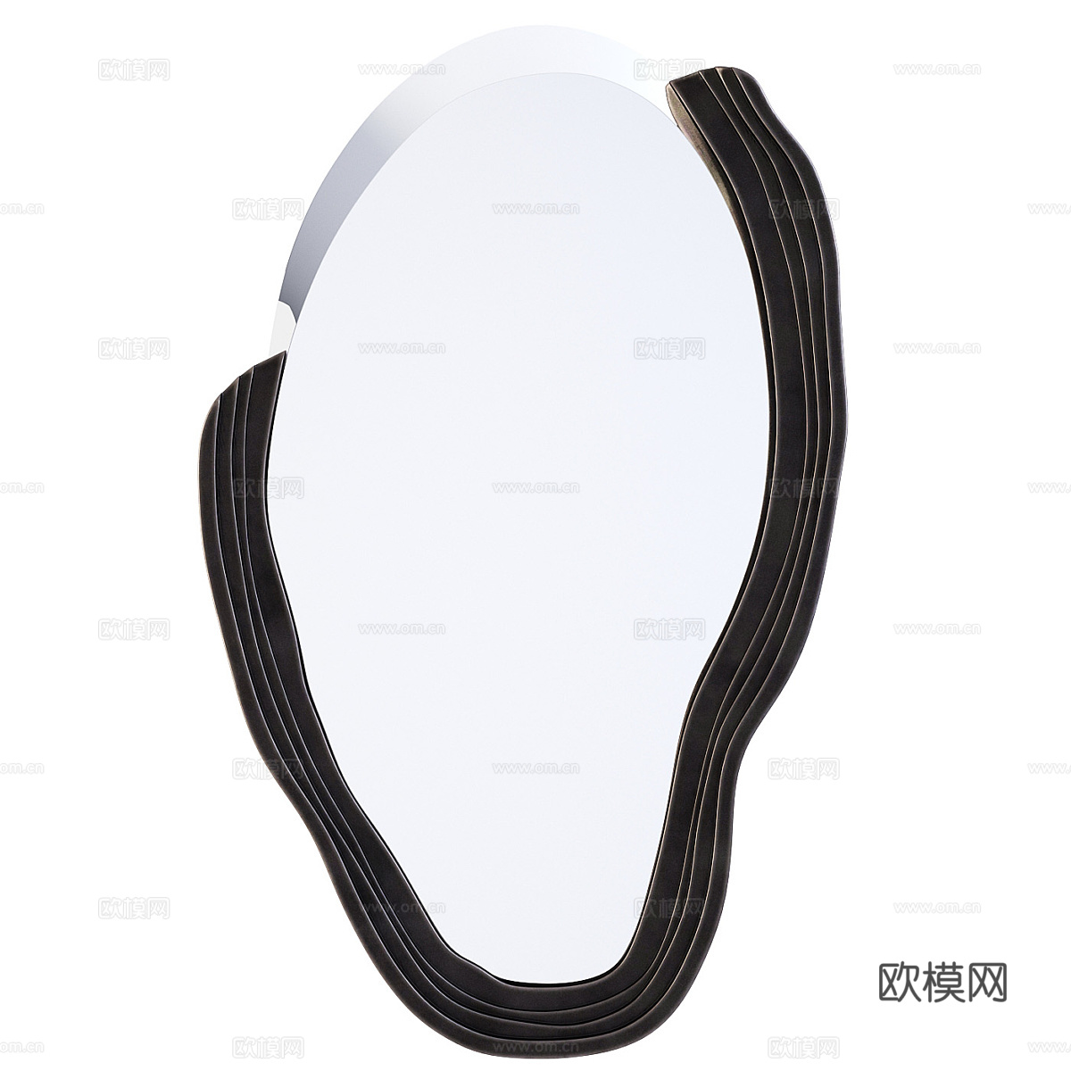 现代装饰镜子3d模型