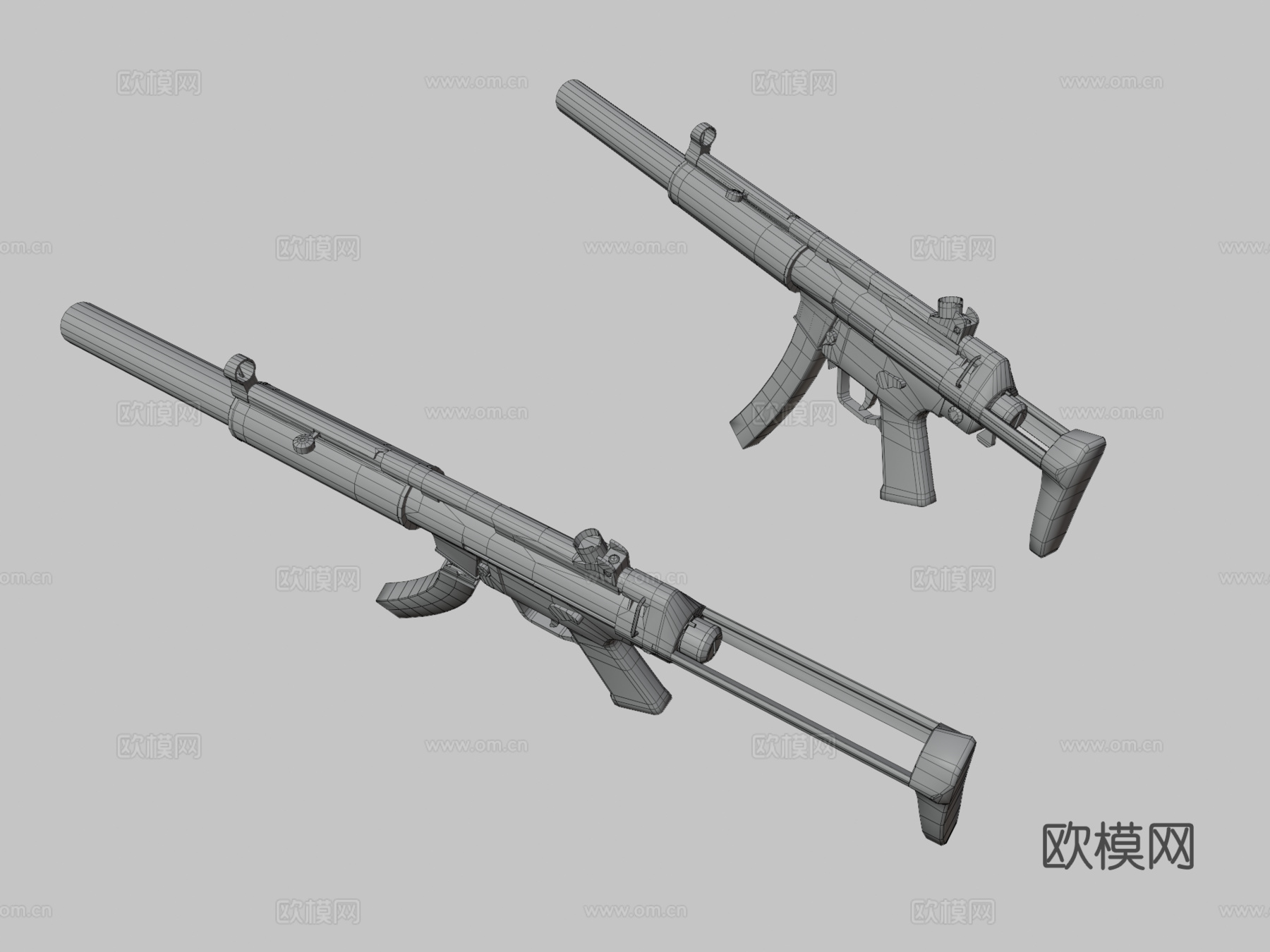 K&amp;H MP5 SD3d模型