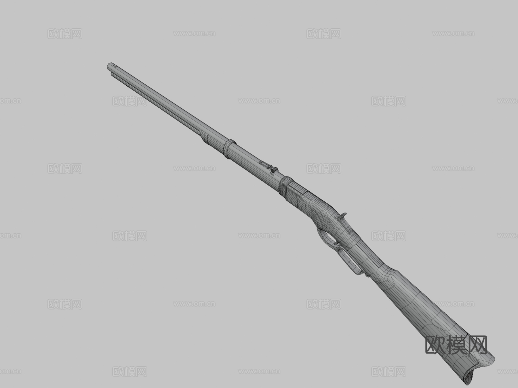 温彻斯特步枪18663d模型