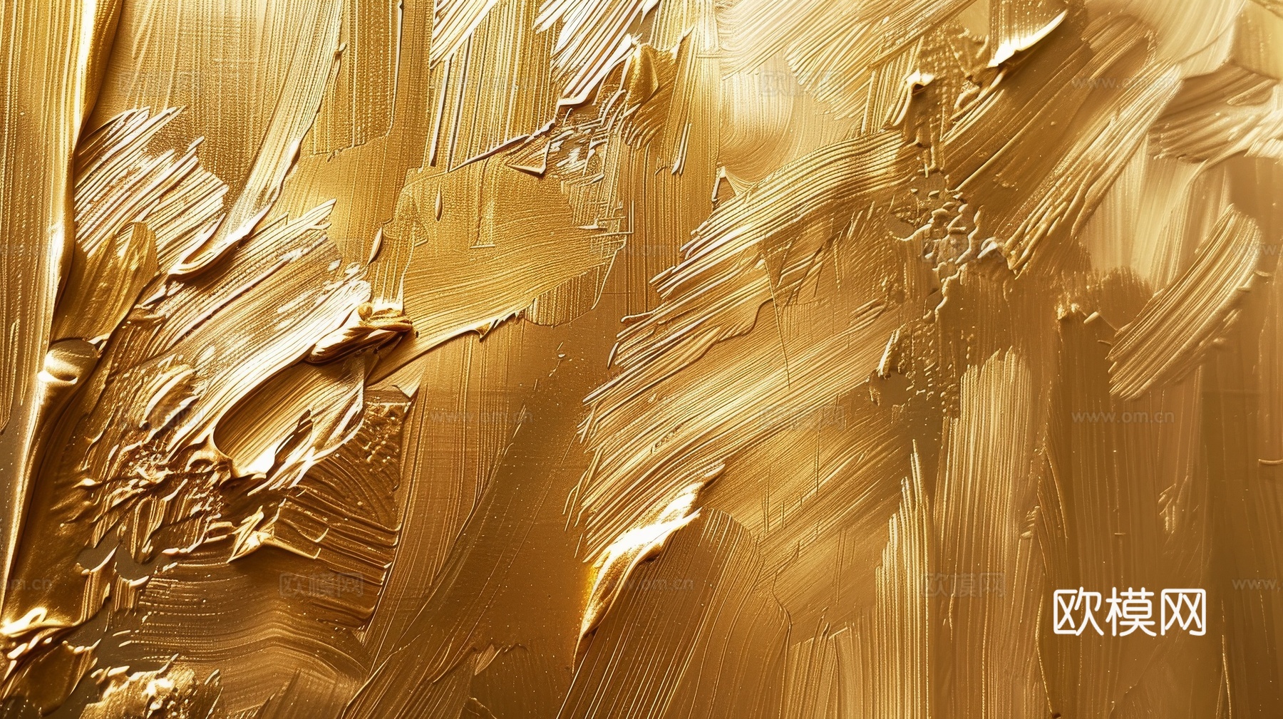金属金箔黄金涂抹下载（渲染图3）
