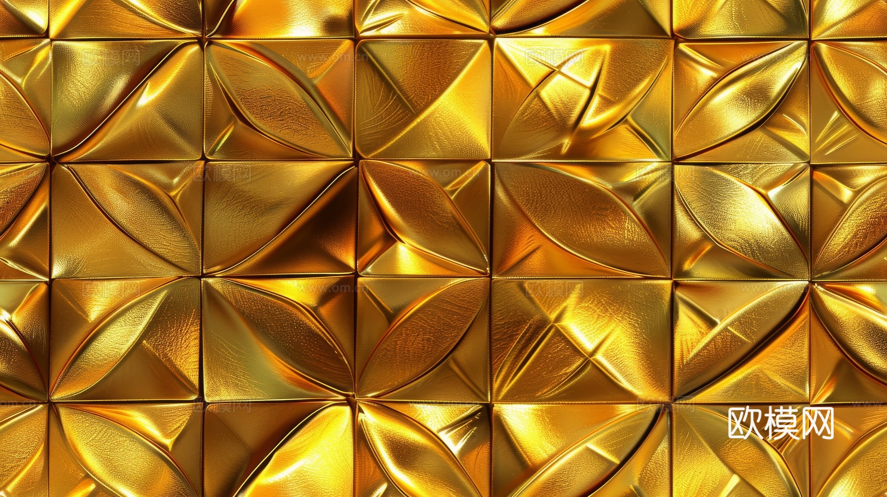 金属金箔黄金涂抹下载（渲染图2）