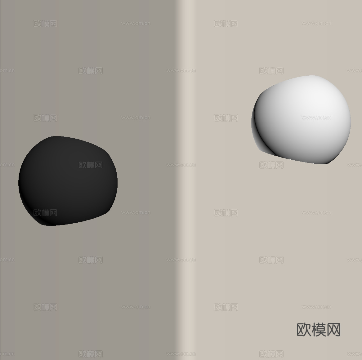 壁灯 现代简约艺术壁灯su模型