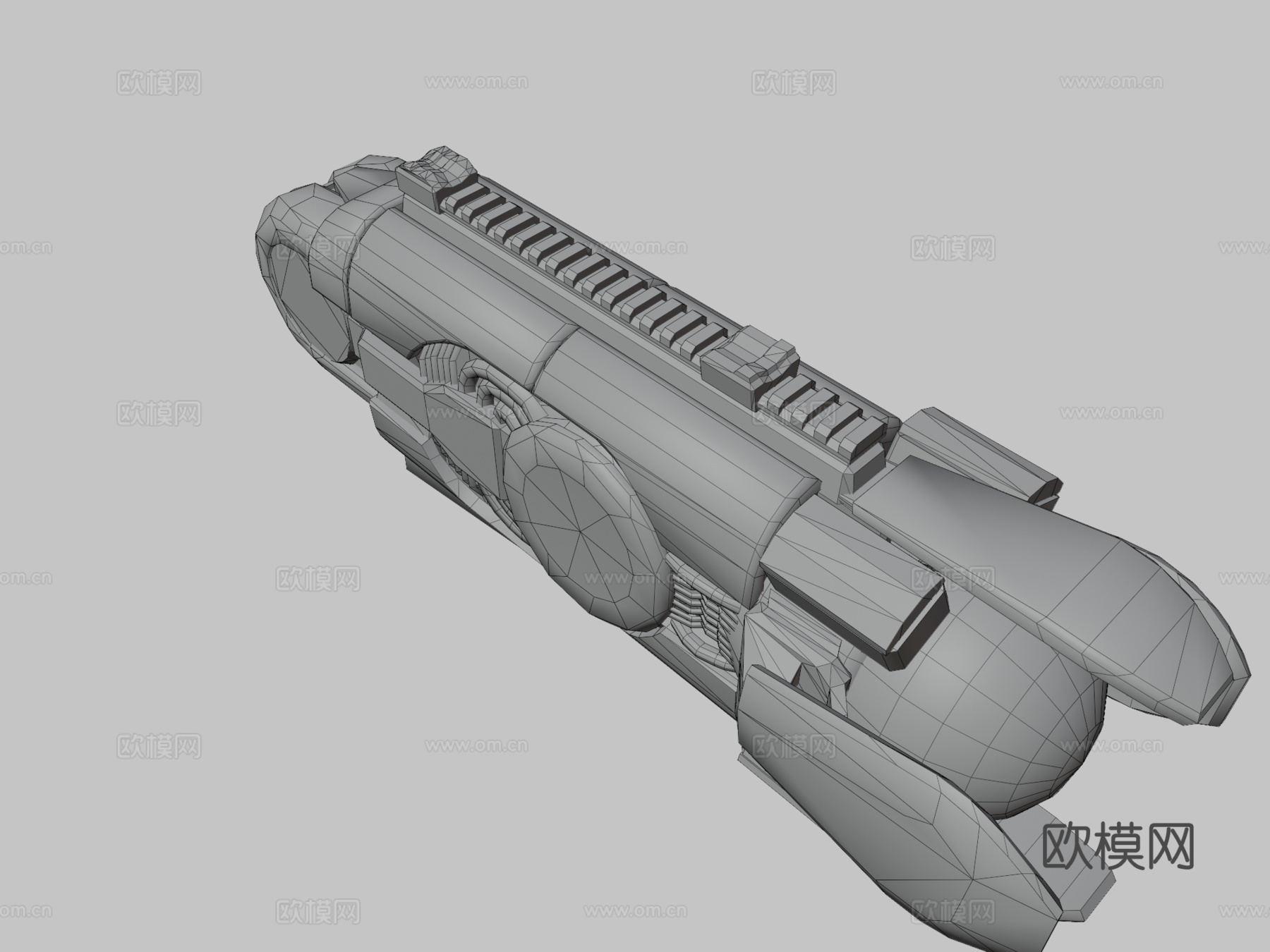 特斯拉枪3d模型