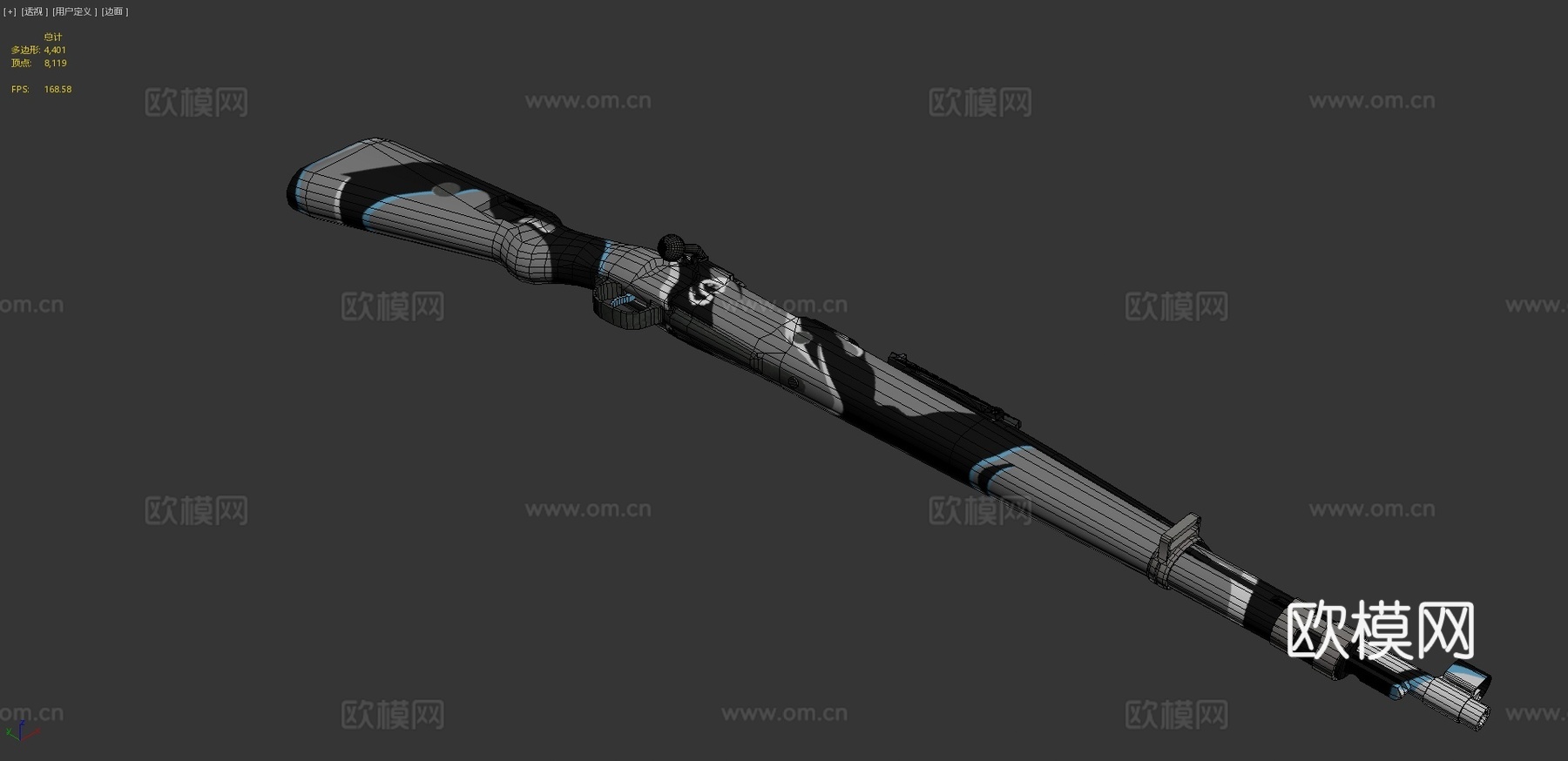 幽灵-Kar98k-PUBG3d模型
