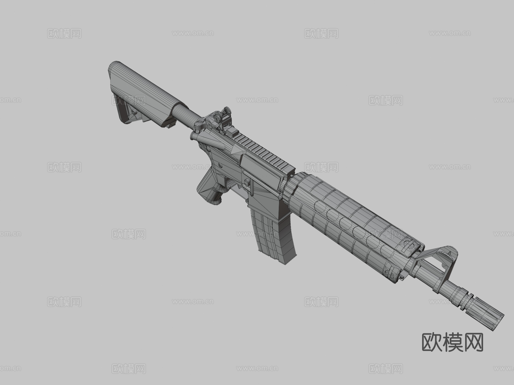 M4A4 =神之愤怒= v23d模型