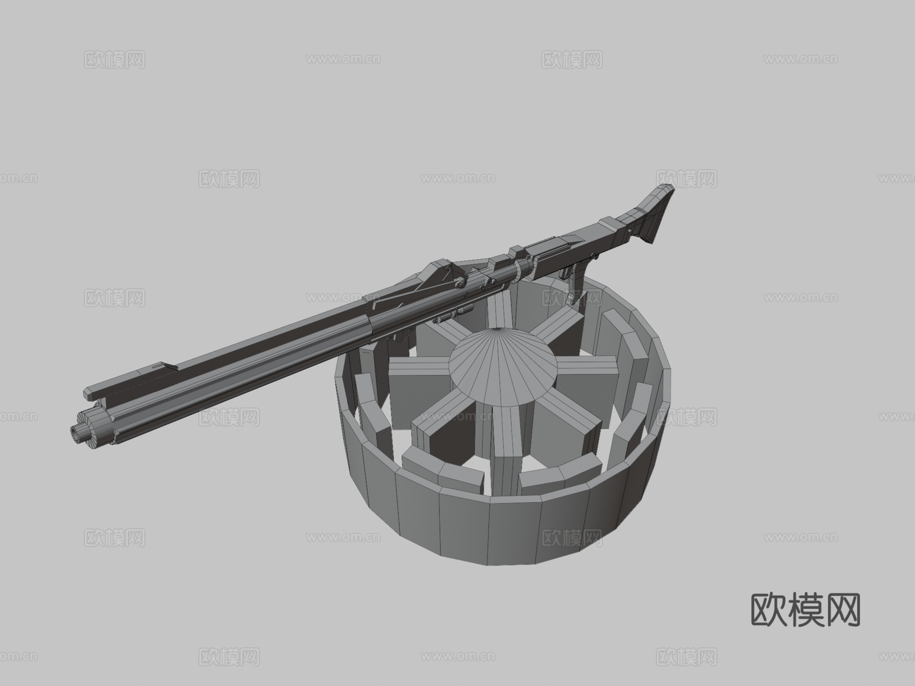 DC-15A爆破步枪3d模型