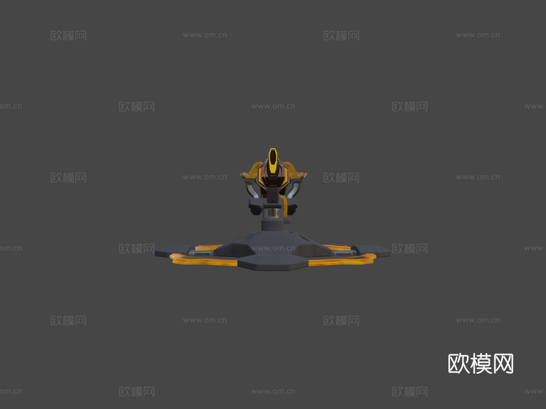 V2701-炮塔[2018春季#ue4jam]3d模型