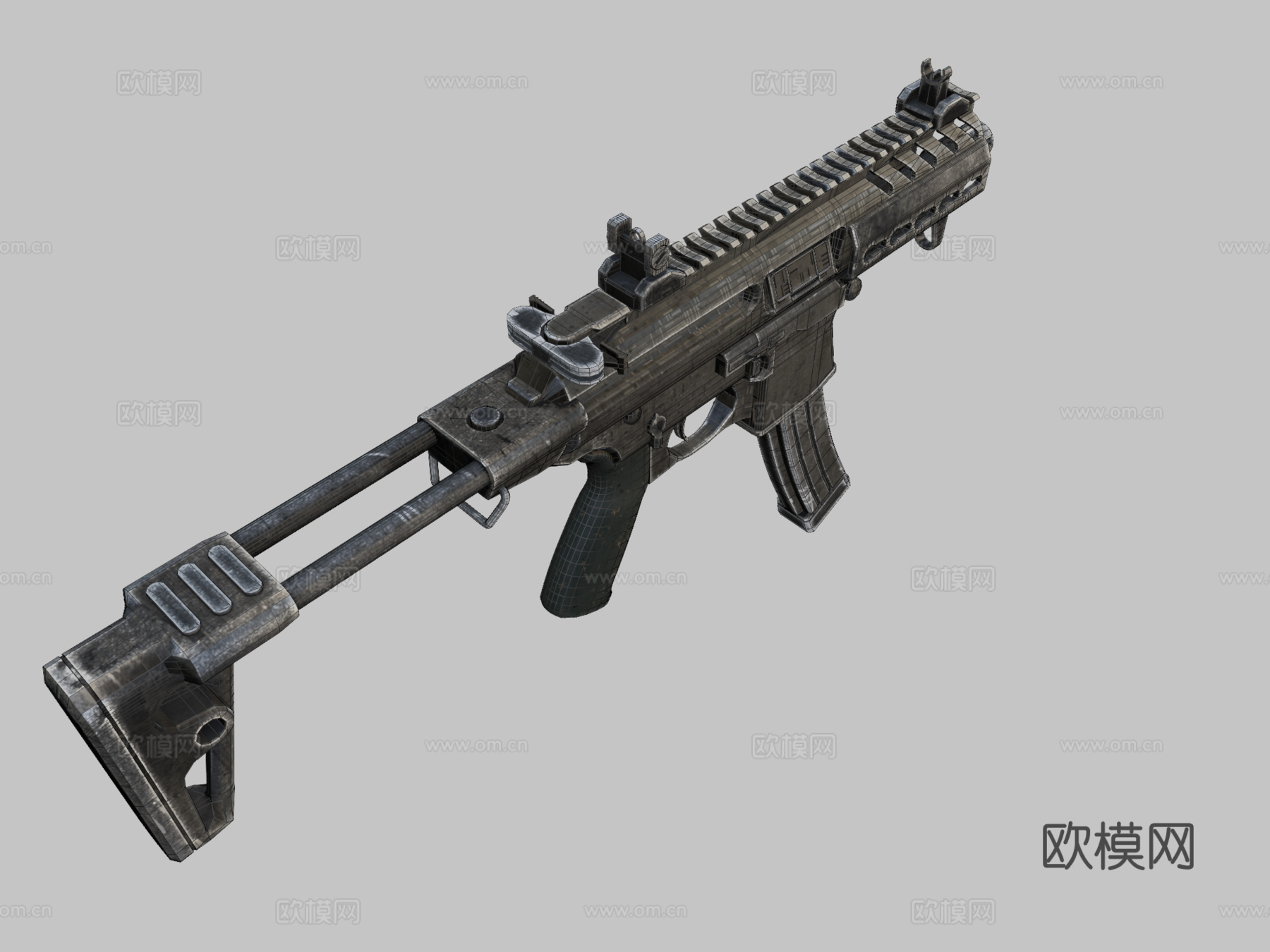 SIG MPX K PSB步枪3d模型
