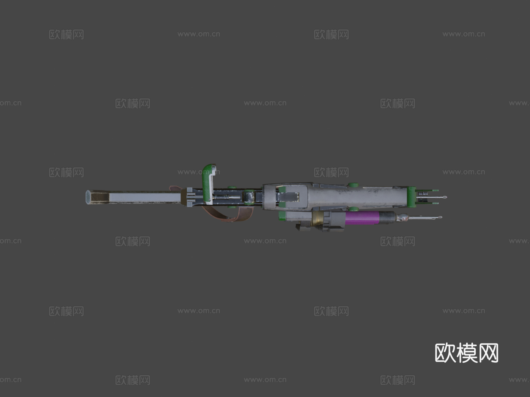 蝙蝠侠阿卡姆 - 小丑帮注射步枪3d模型