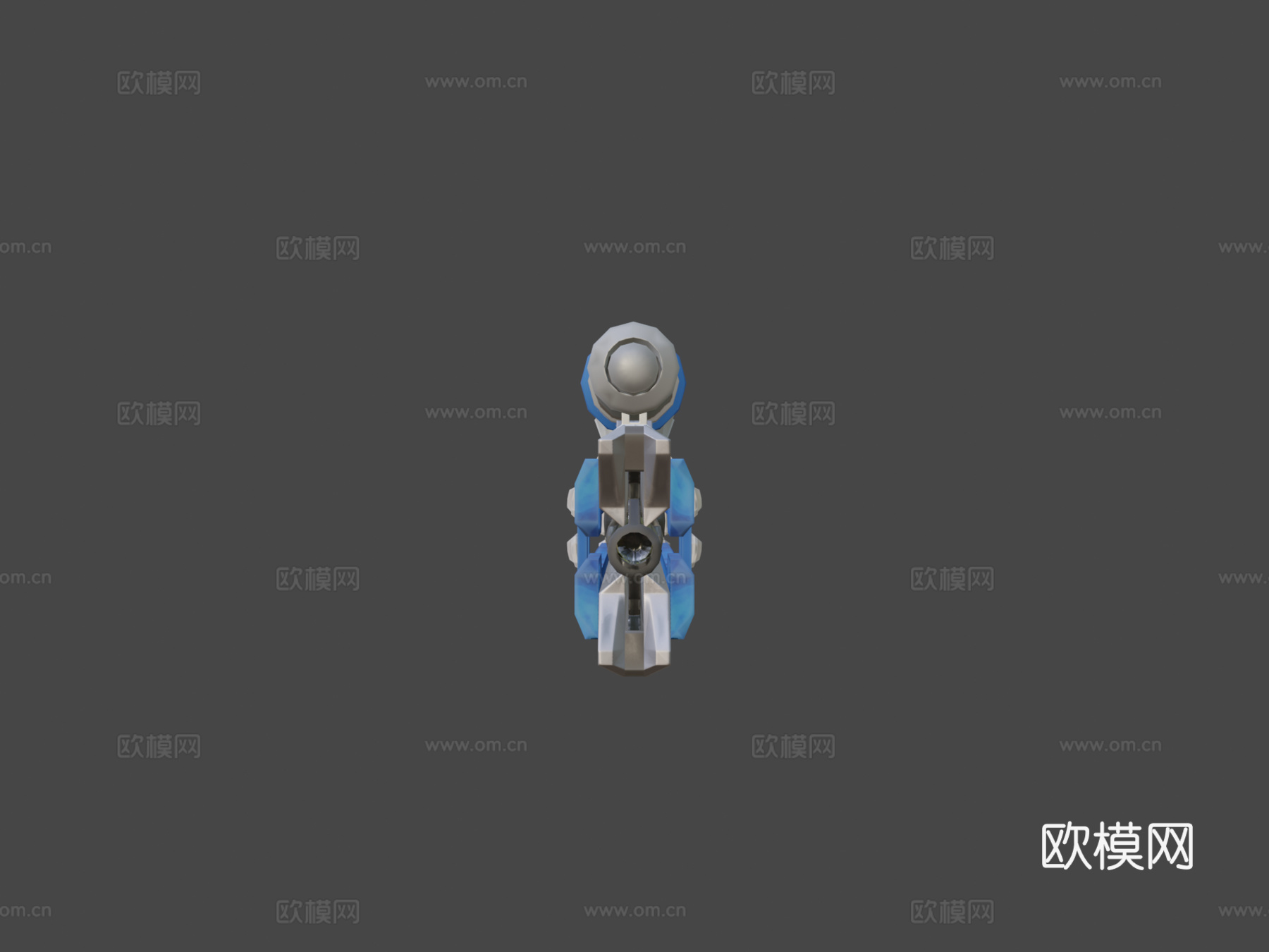 士兵76枪3d模型