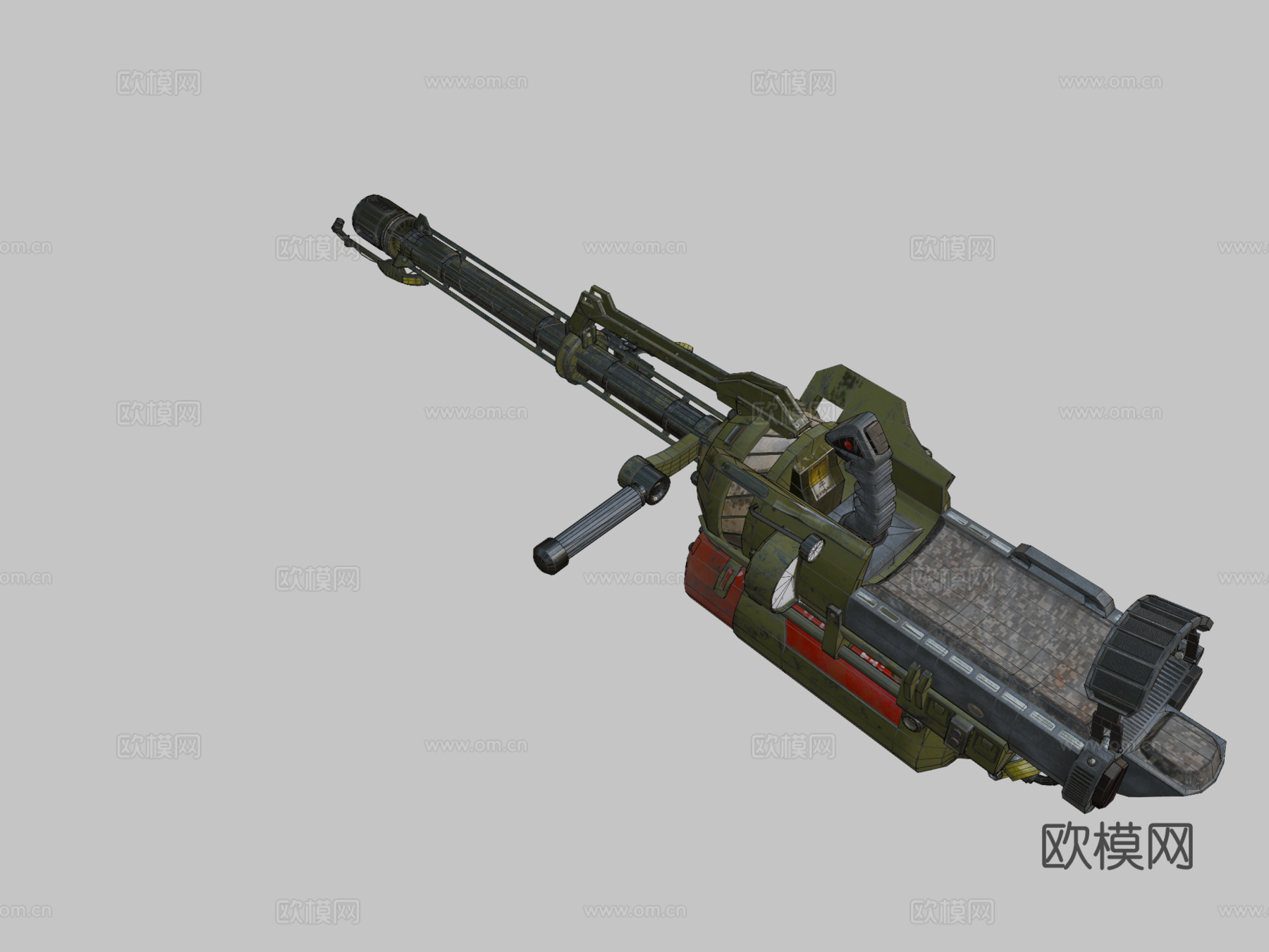 火焰喷射器3d模型