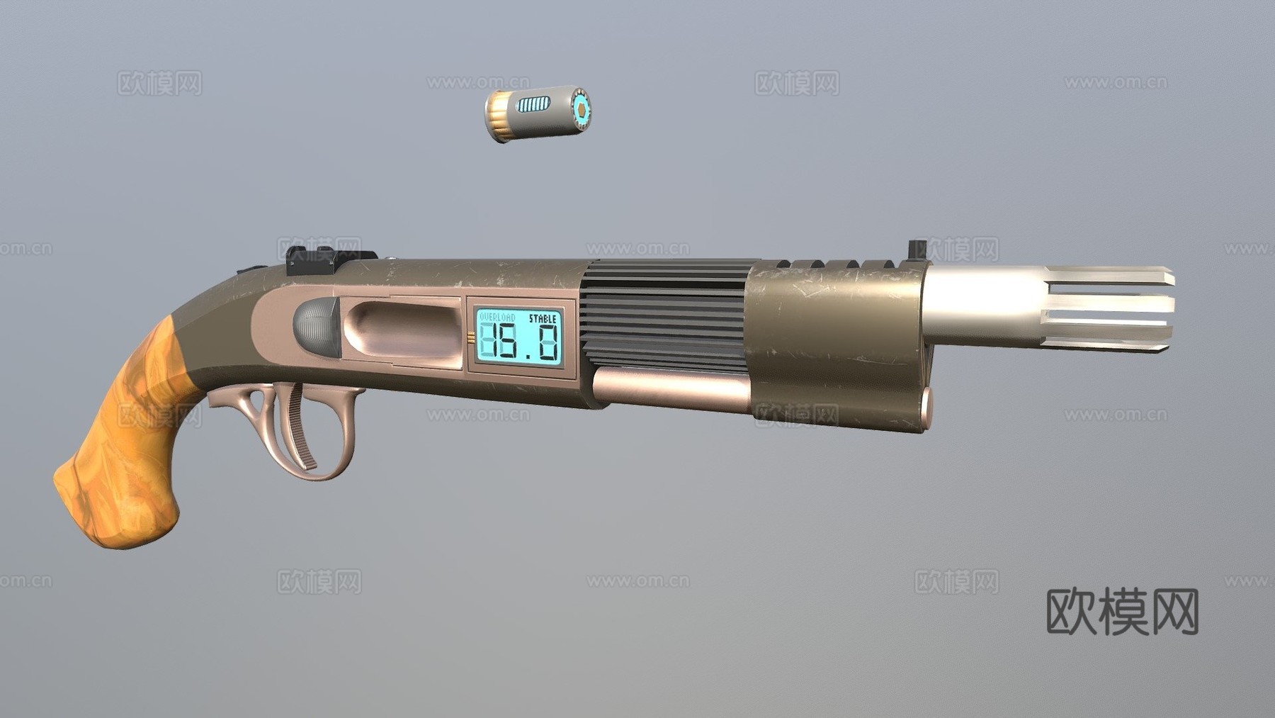 Laserlock手枪3d模型