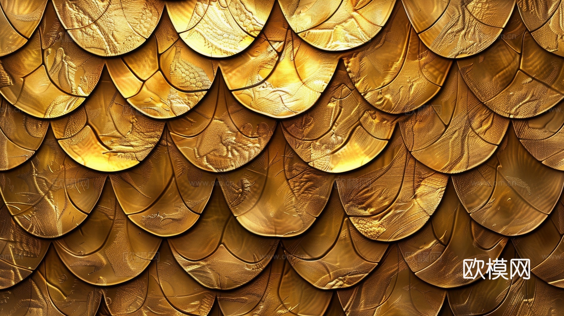 金属金箔黄金涂抹下载（渲染图1）