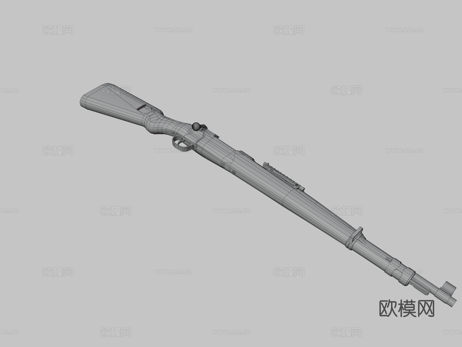 幽灵-Kar98k-PUBG3d模型