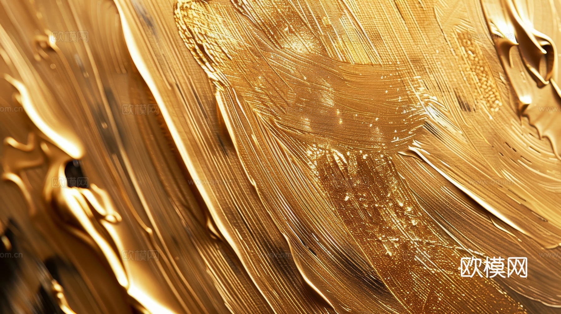 金属金箔黄金涂抹下载（渲染图2）