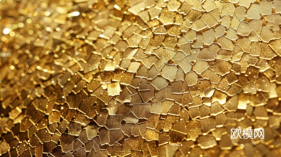 金属金箔黄金涂抹下载(渲染图1)